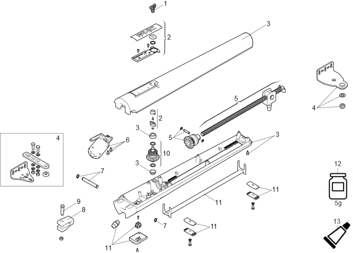 Service parts Faac S418