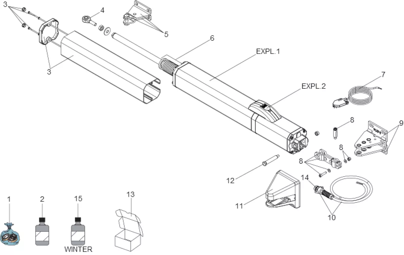 Service parts Faac S450H CBAC