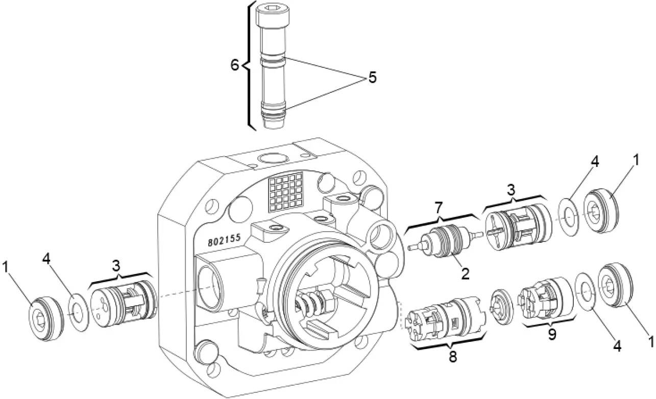 Service parts Faac S450H CBAC Flange