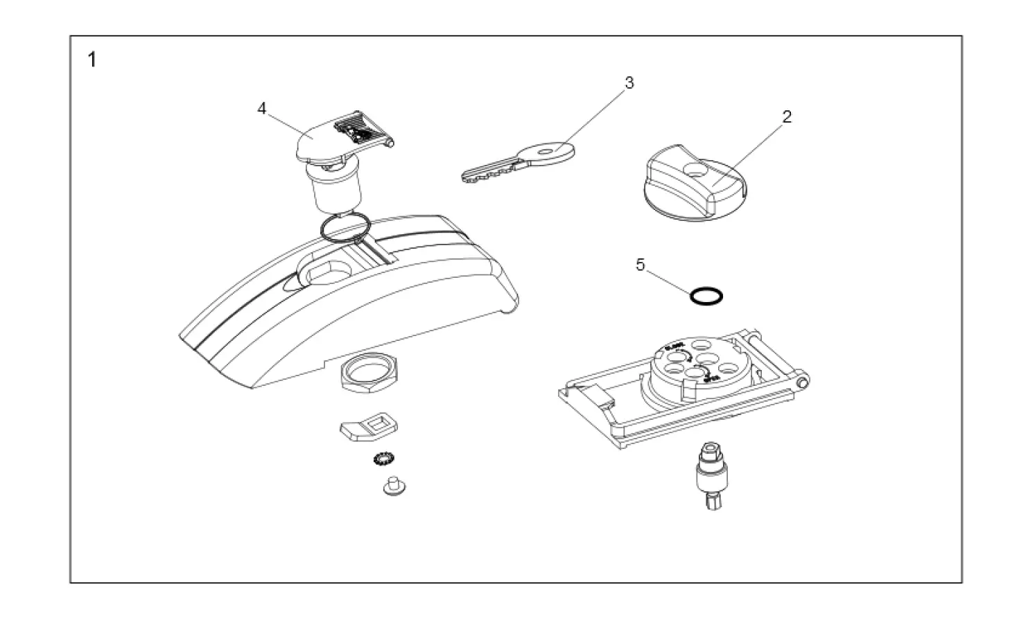 Service parts Faac S450H Manual release