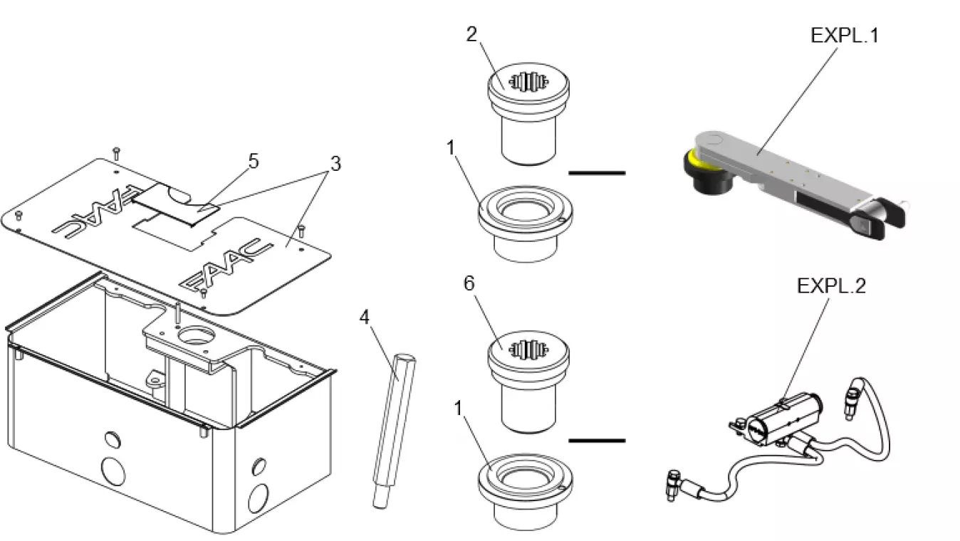 Service parts Faac S800 Bearing box