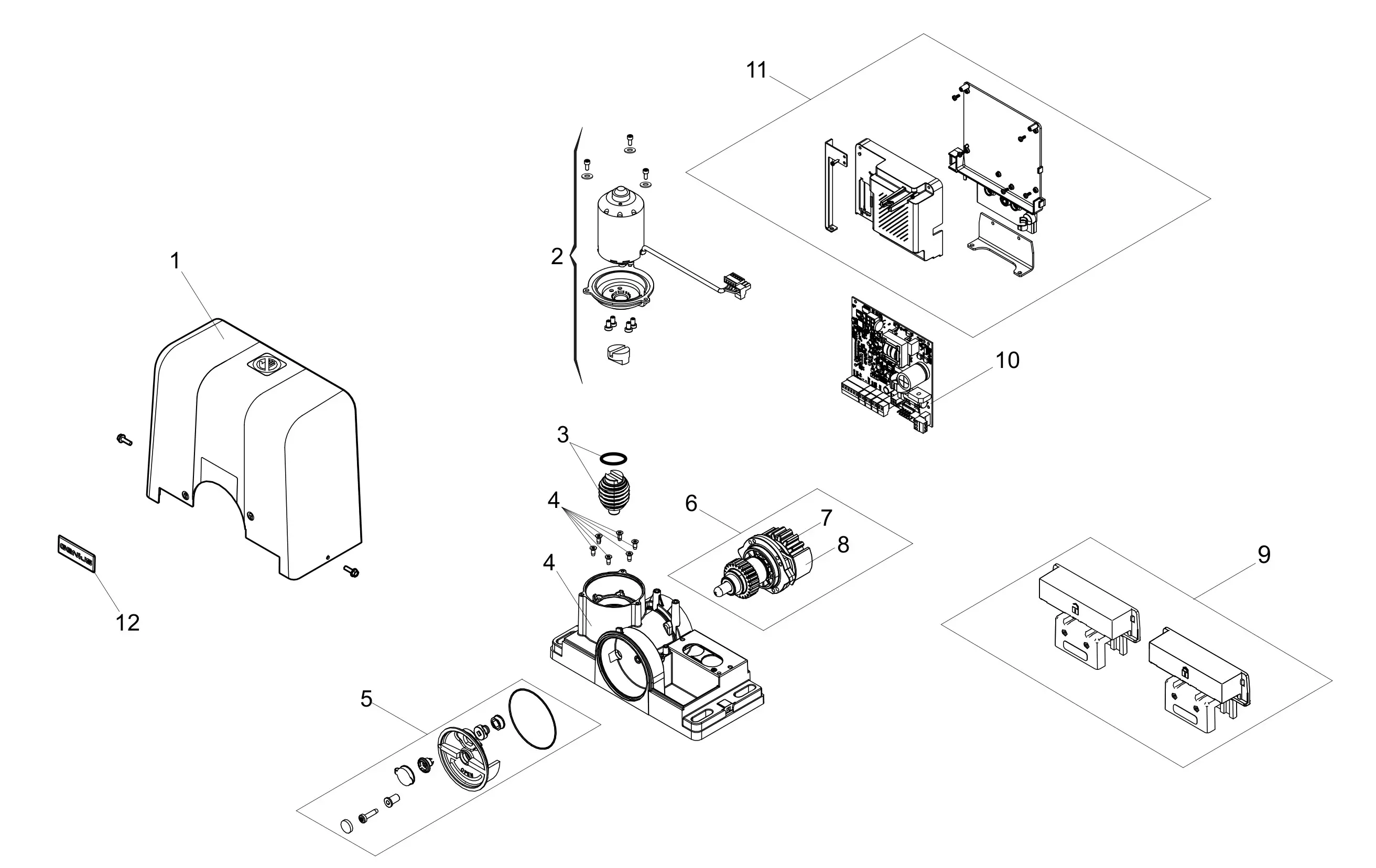 Service parts Genius Blizzard 400 C