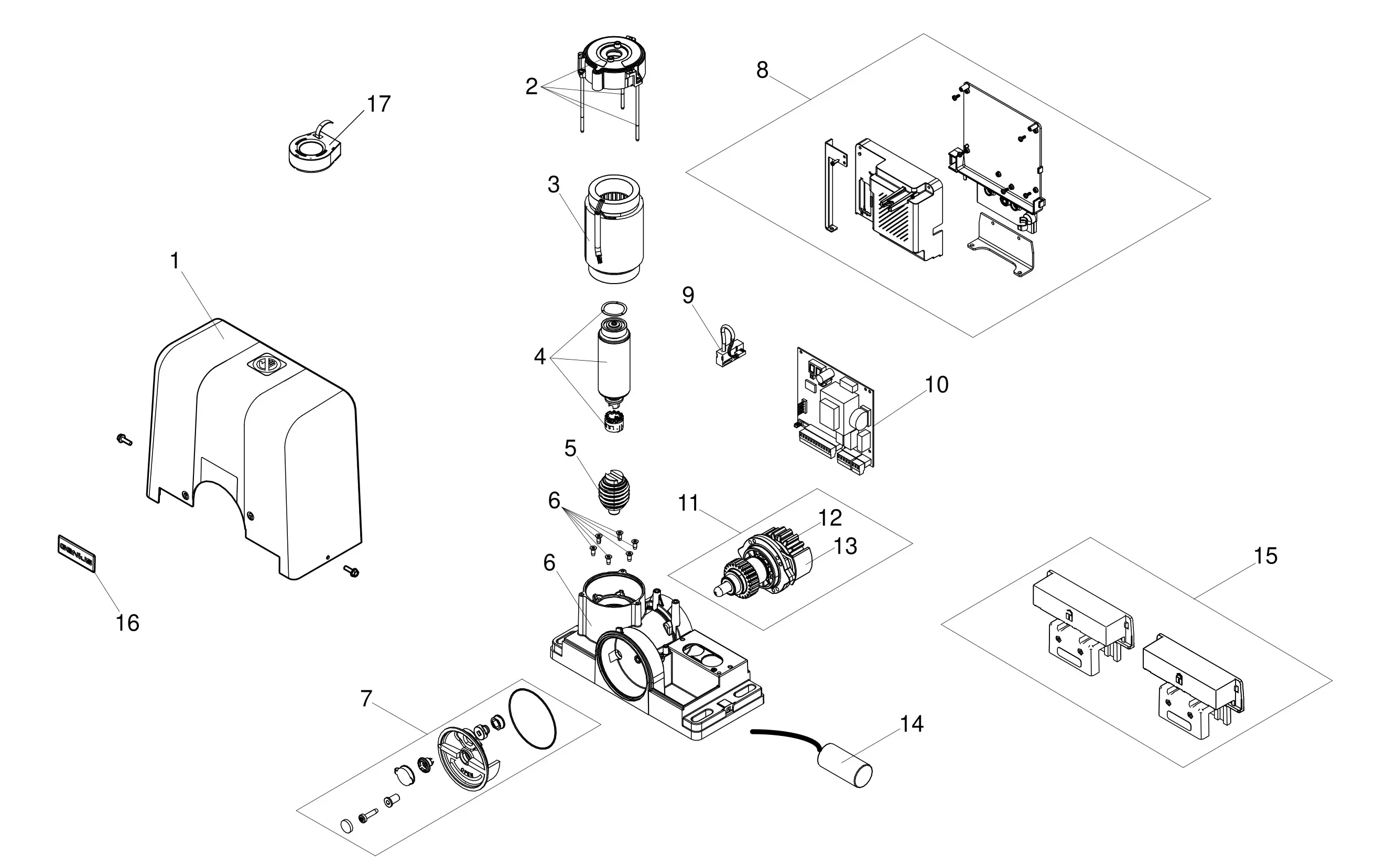 Service parts Genius Blizzard 500 C