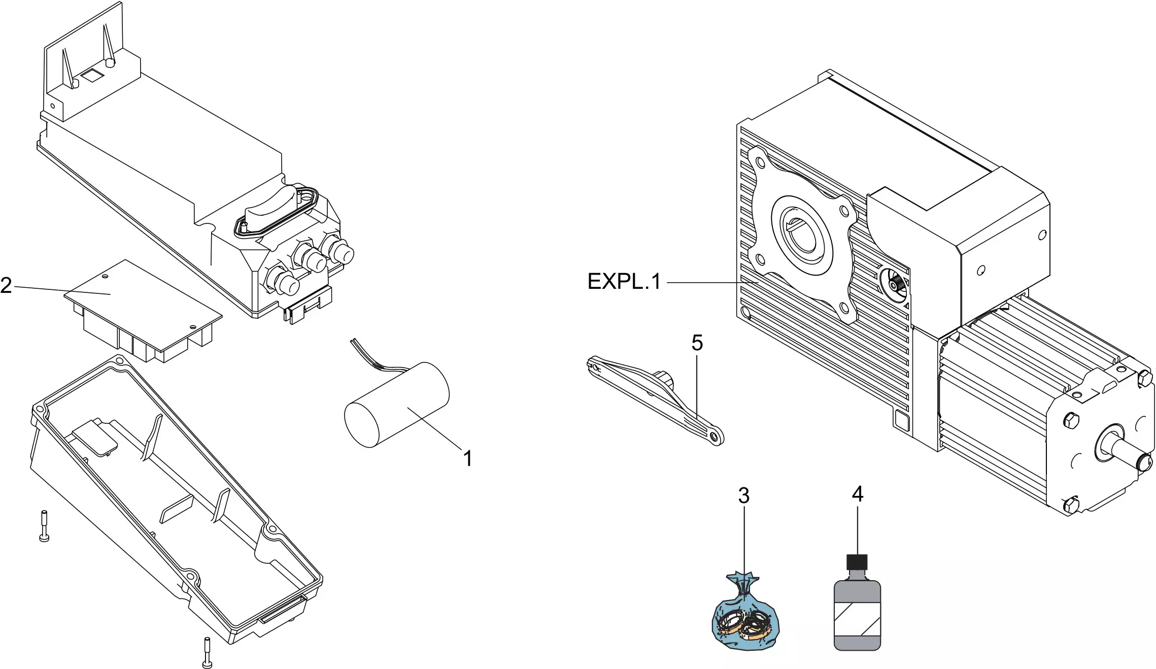 Service parts Genius Mercury CV