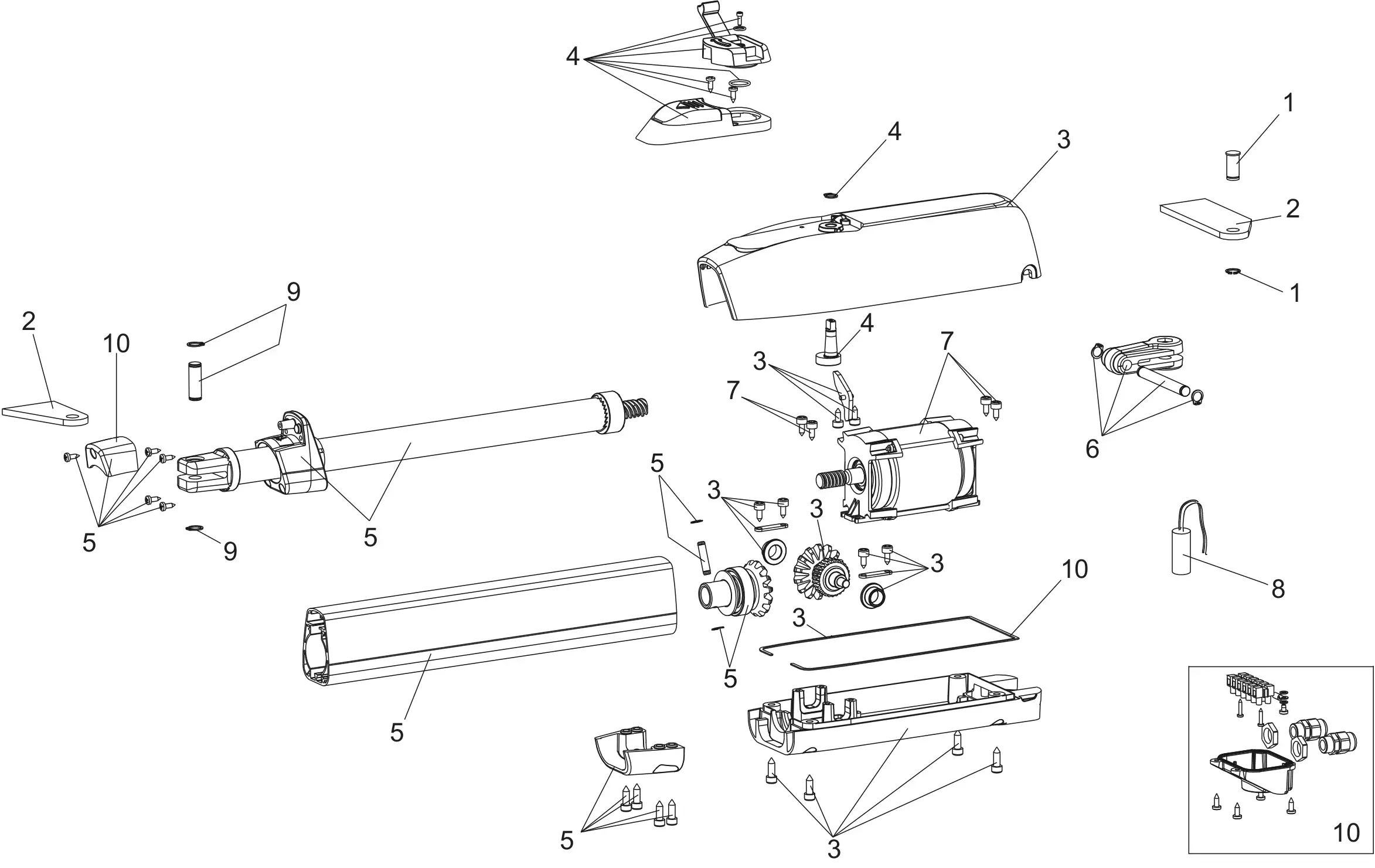 Service parts Genius Mistral 300