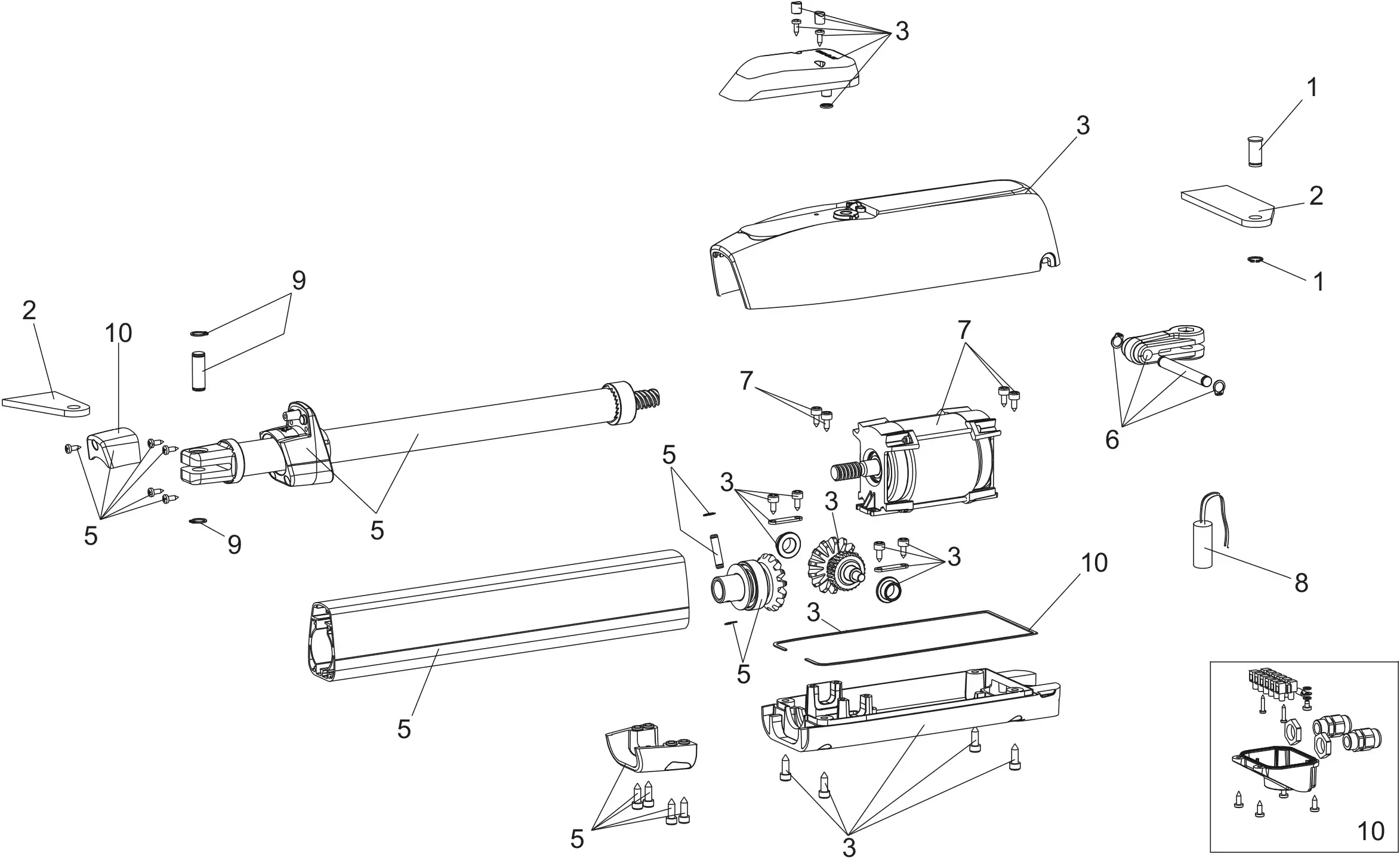 Service parts Genius Mistral 300 R