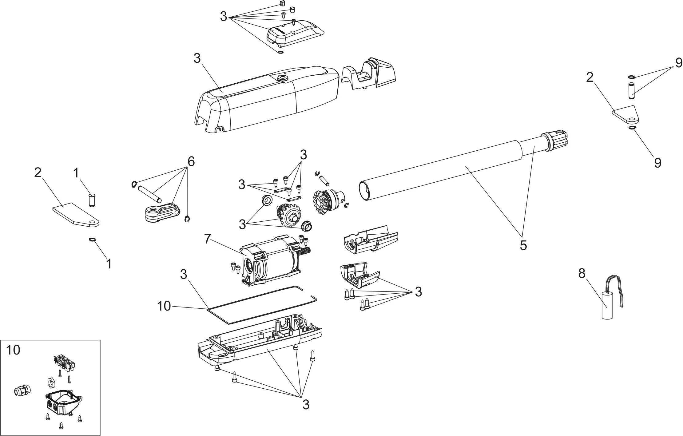 Service parts Genius Mistral T 400 R