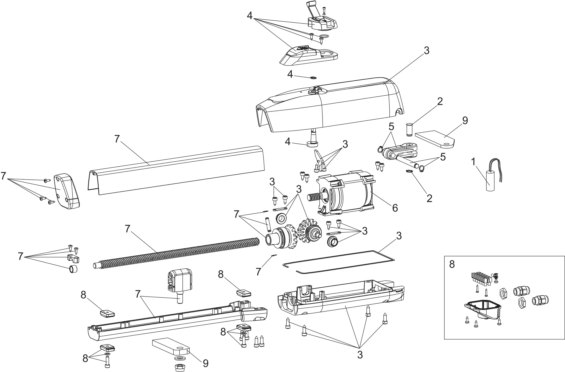 Service parts Genius Sirocco 250