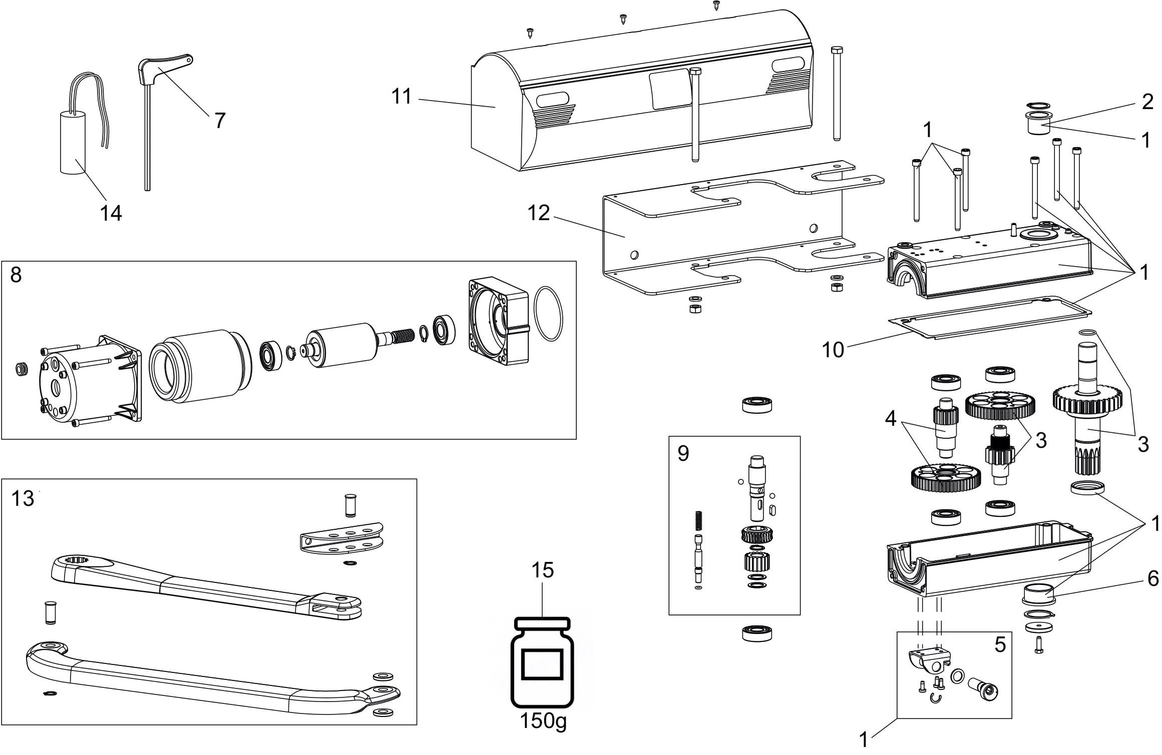 Service parts Genius Trigon