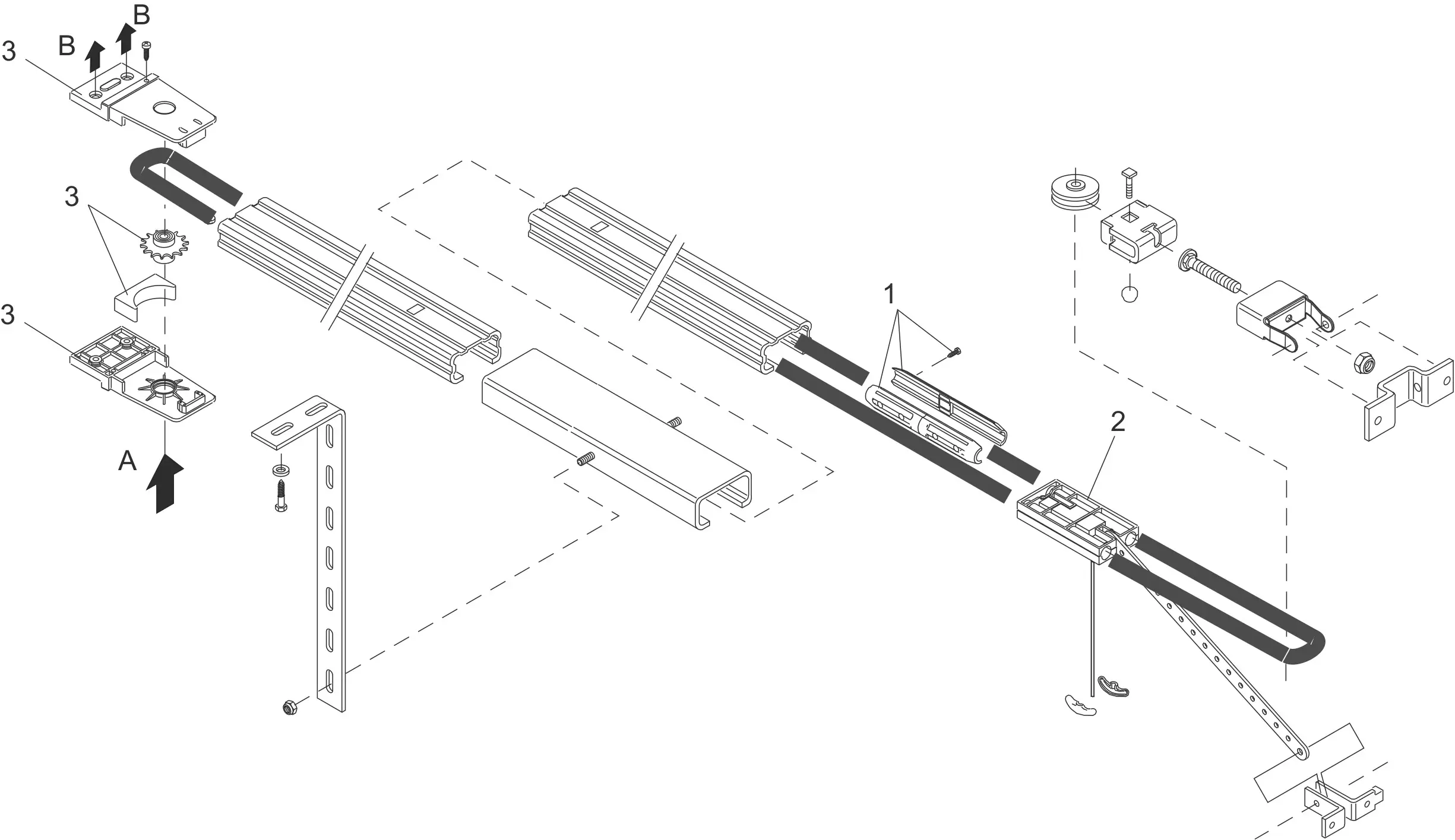 Service parts Genius Zenith G60 rack with belt