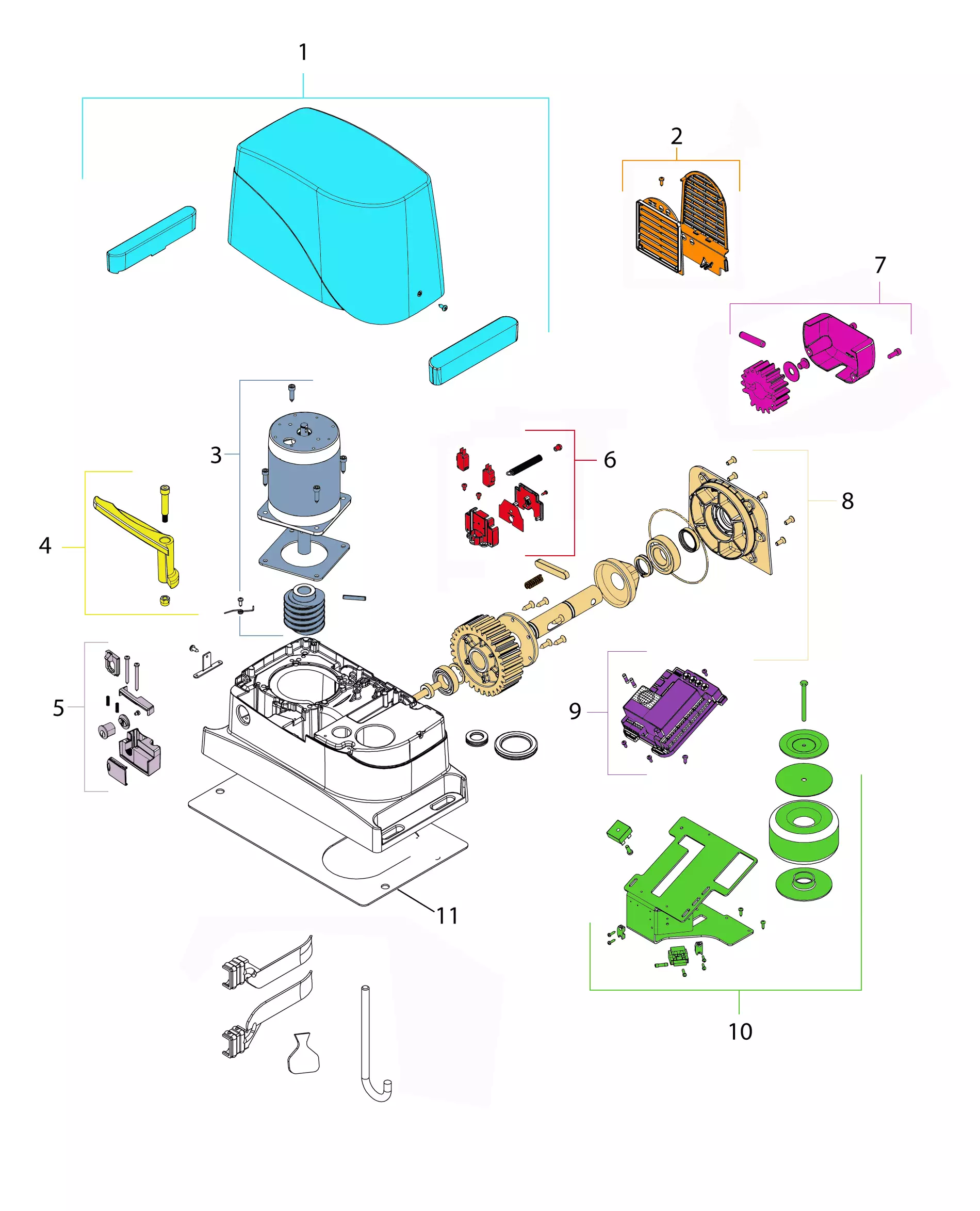 Service parts KINGgates Dynamos XL 1800