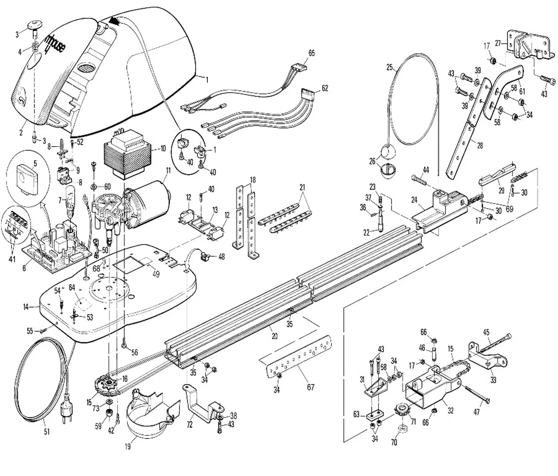 Service parts Mhouse GDS