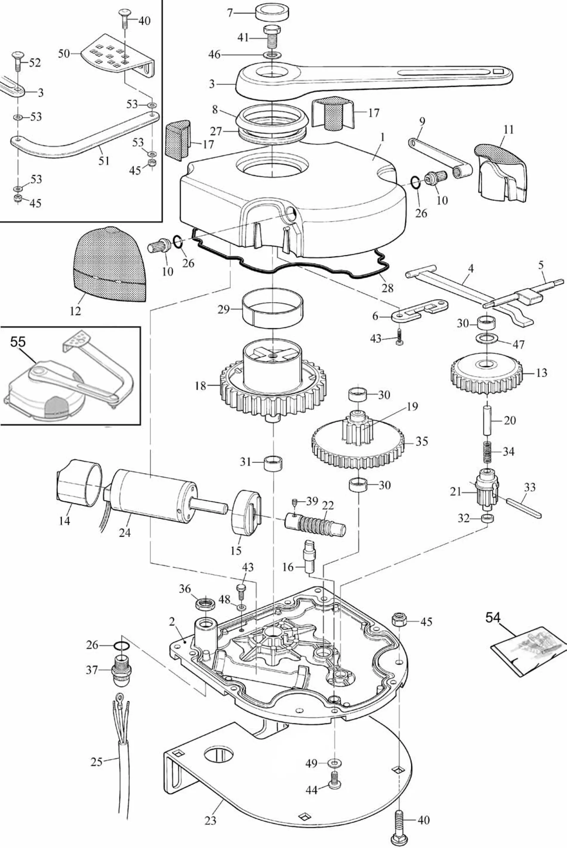 Service parts Mhouse WK2