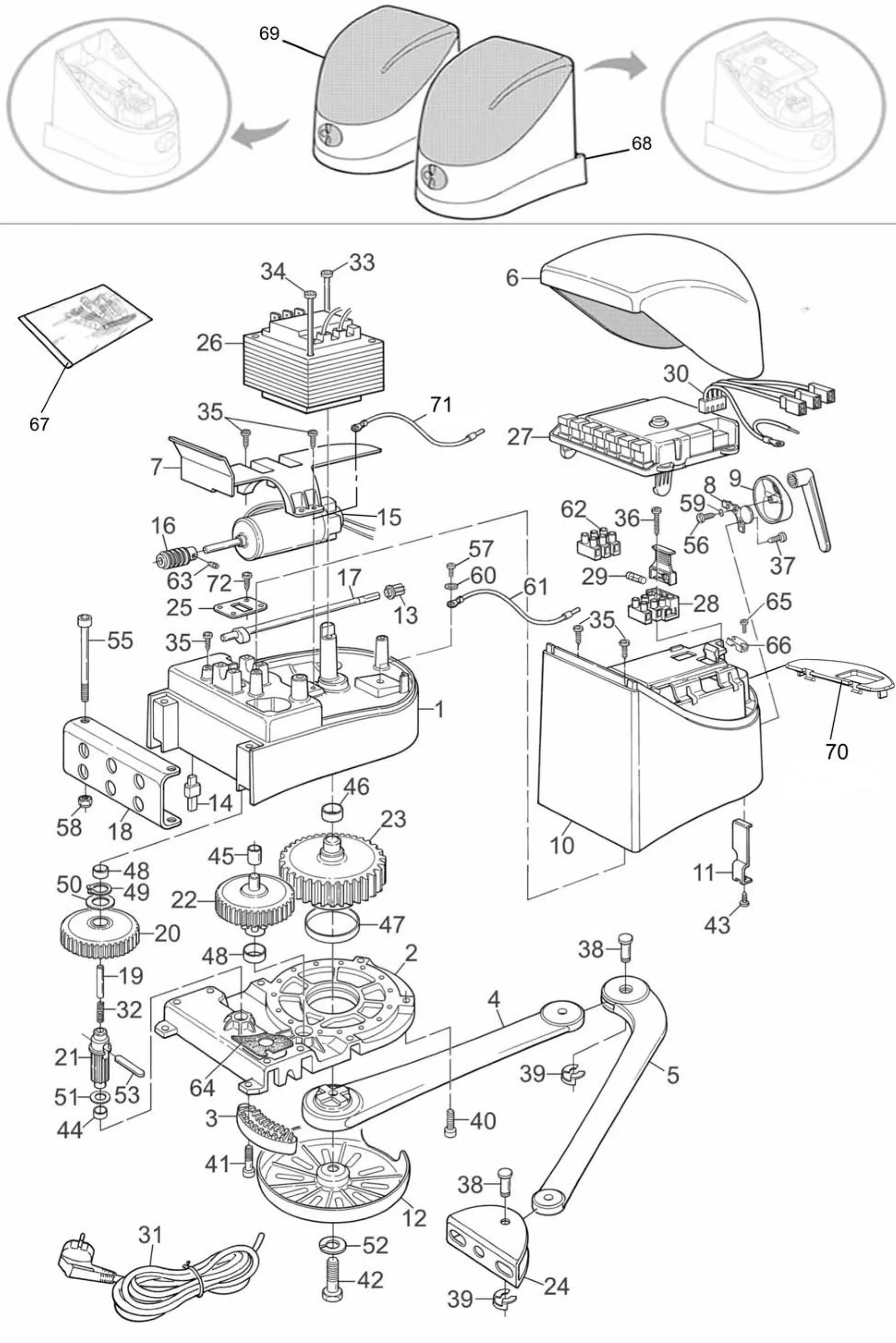 Service parts Mhouse WS2