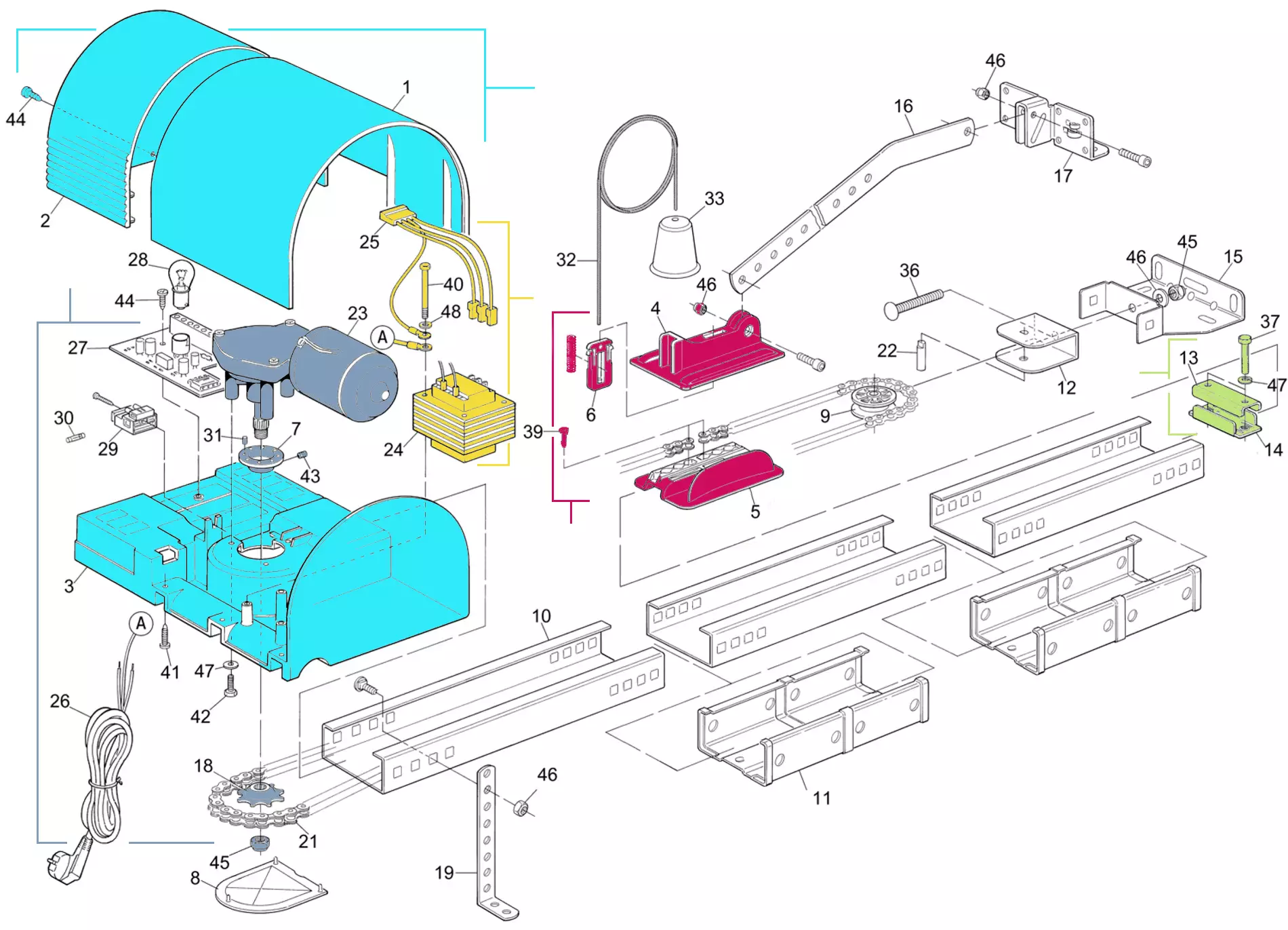 Service parts Moovo TS432