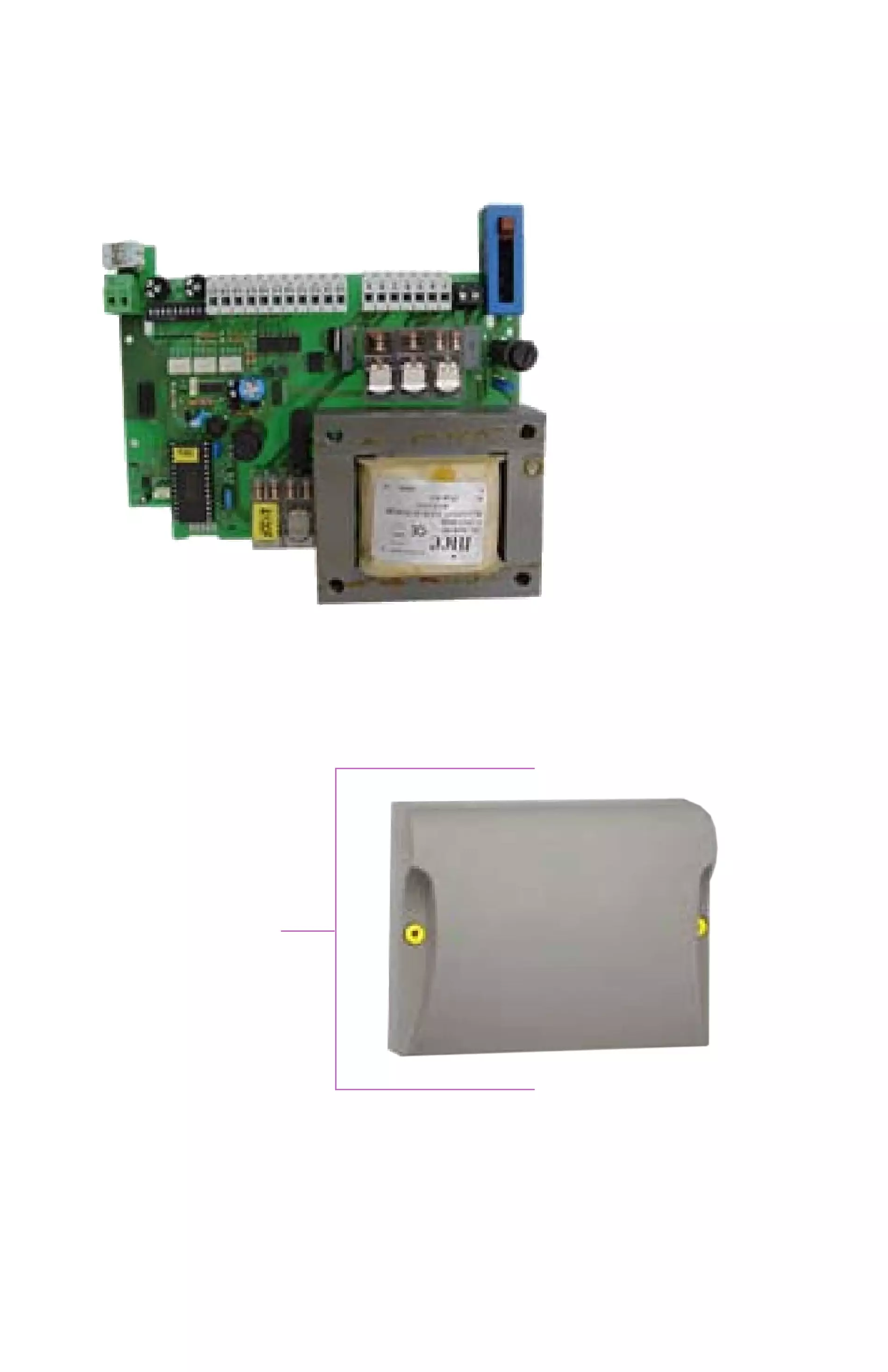 Service parts Nice A100F control panel