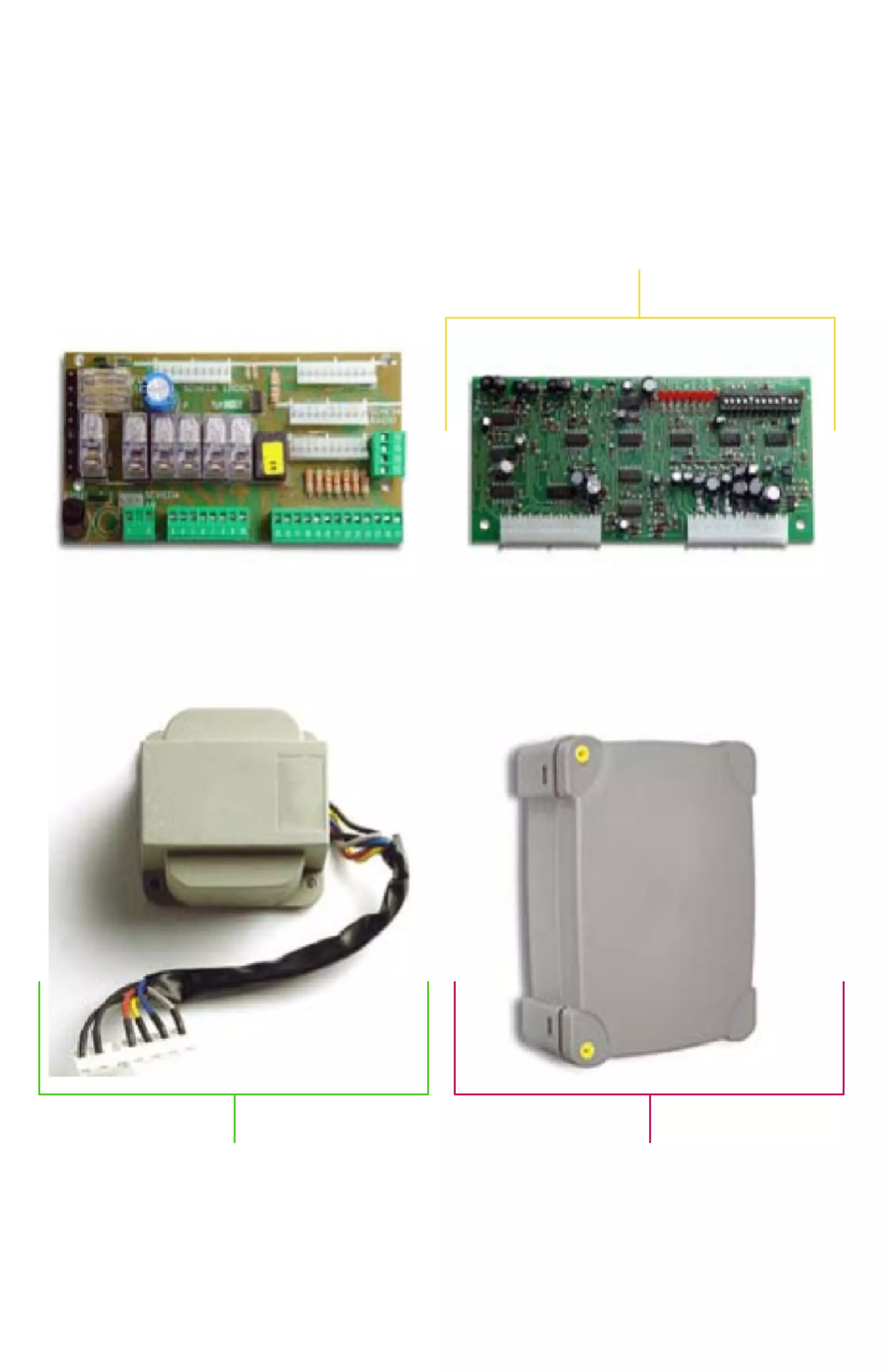 Service parts Nice A3 control panel