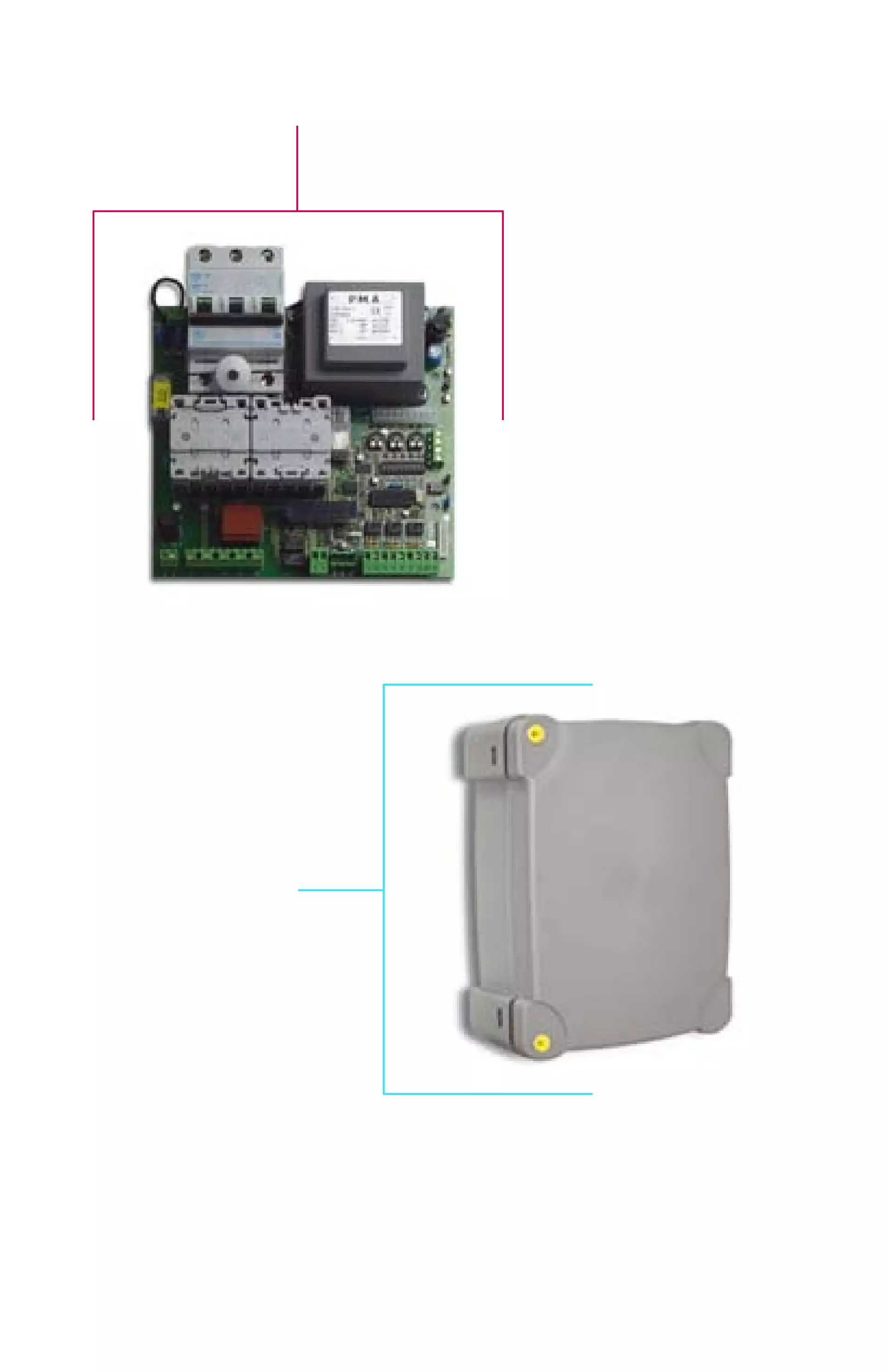 Service parts Nice A500 control panel