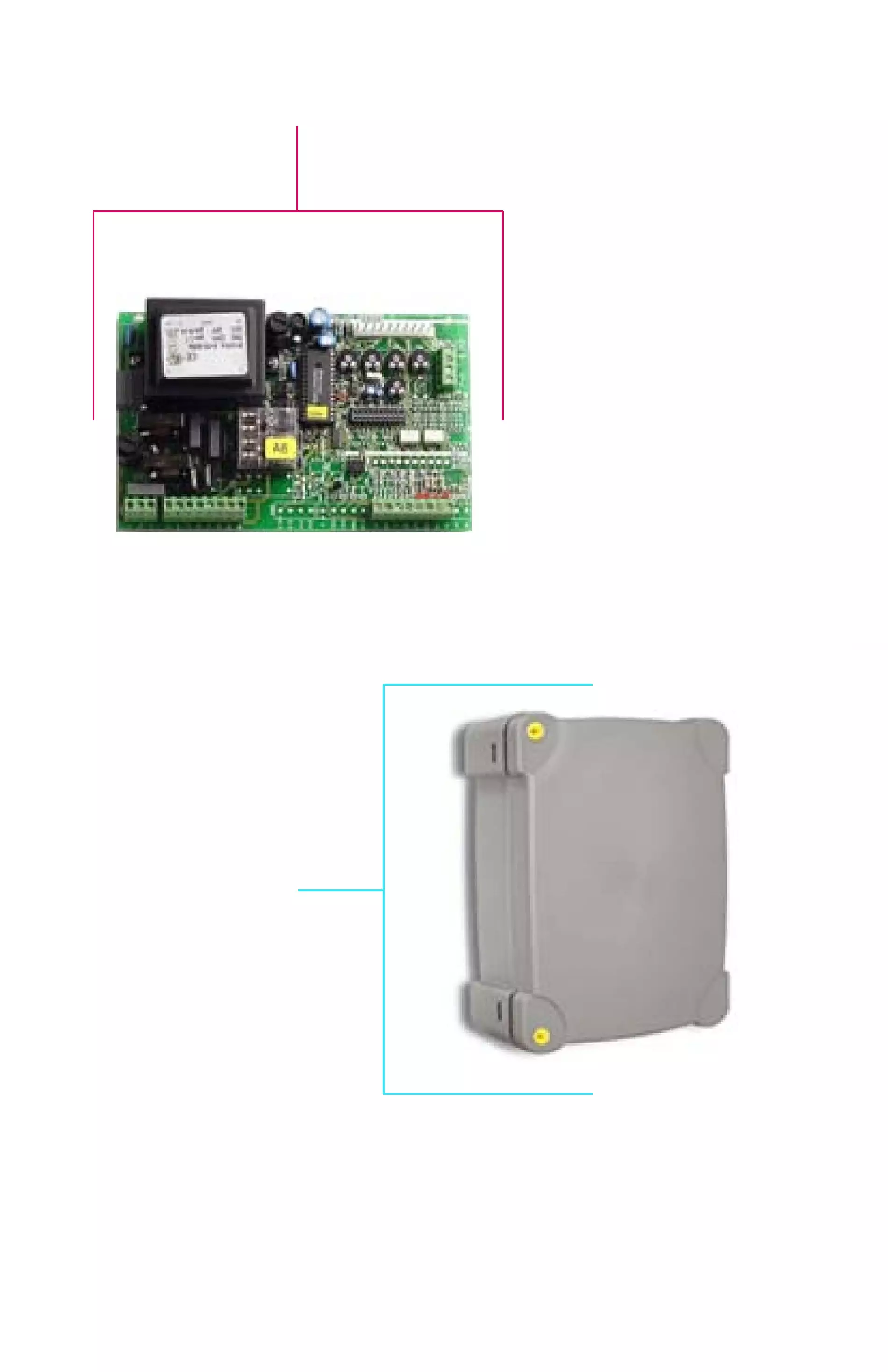 Service parts Nice A6 control panel