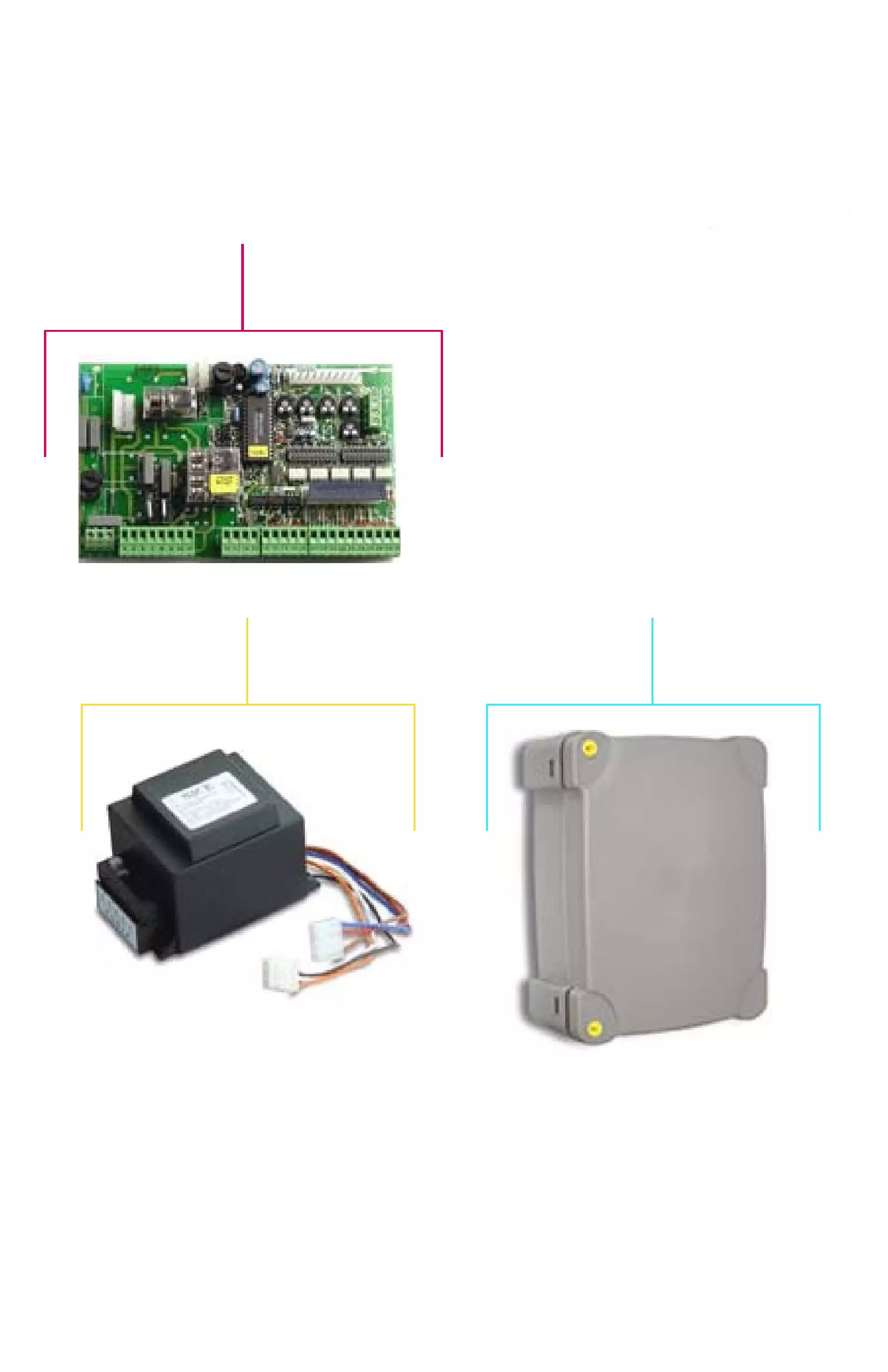 Service parts Nice A6F control panel