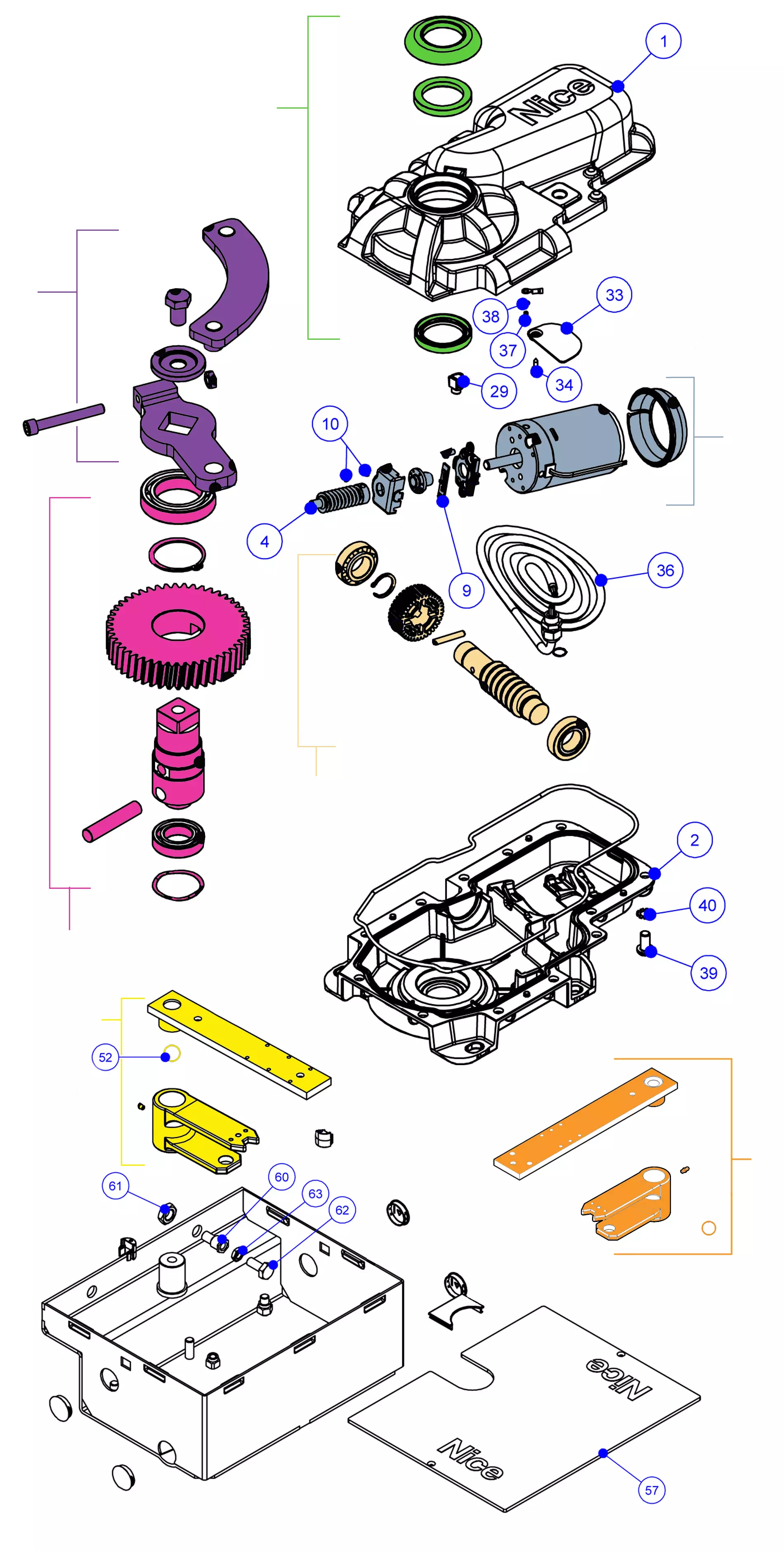 Service parts Nice Big-Fab (BM5024)