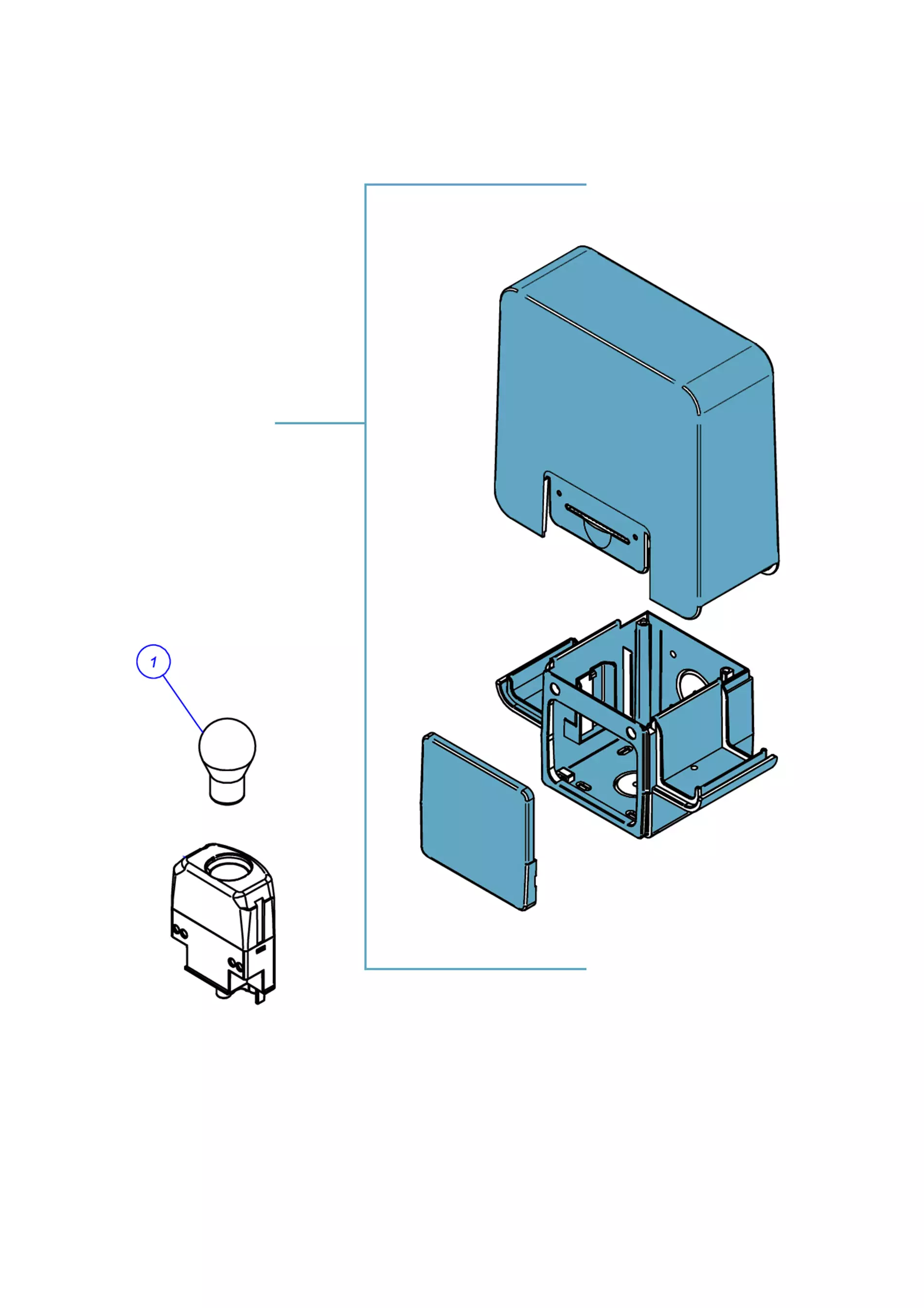 Service parts Nice ELB lamp