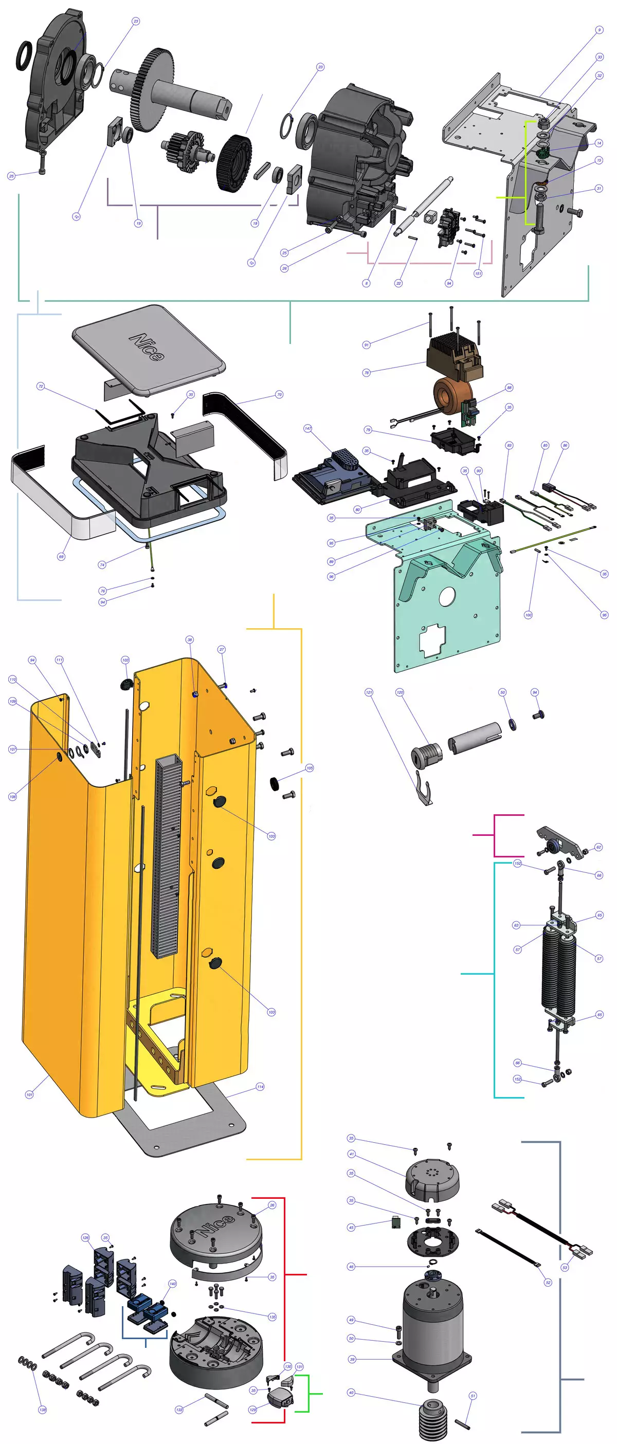 Service parts Nice LBar
