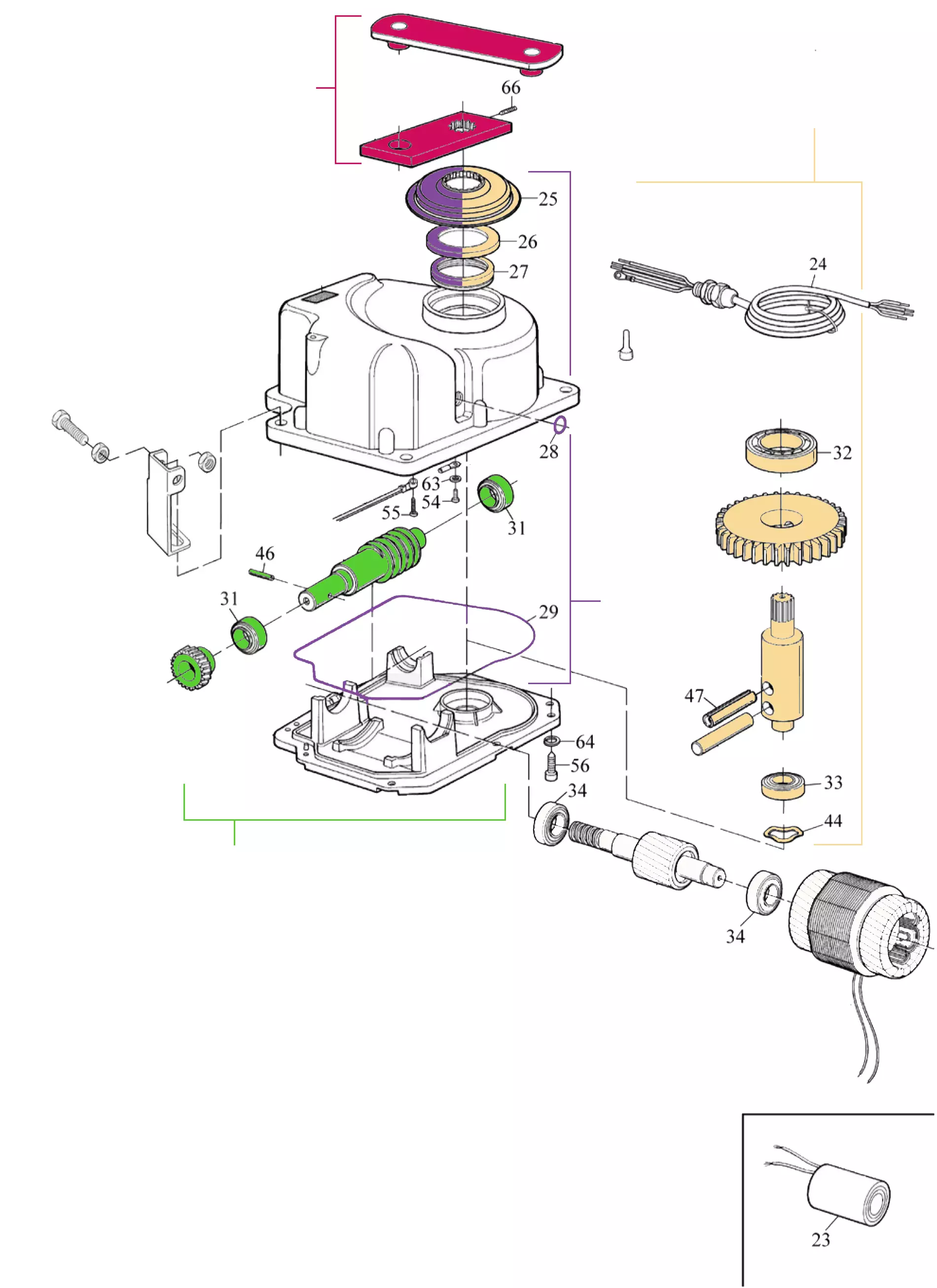 Service parts Nice M-Fab (ME3000)