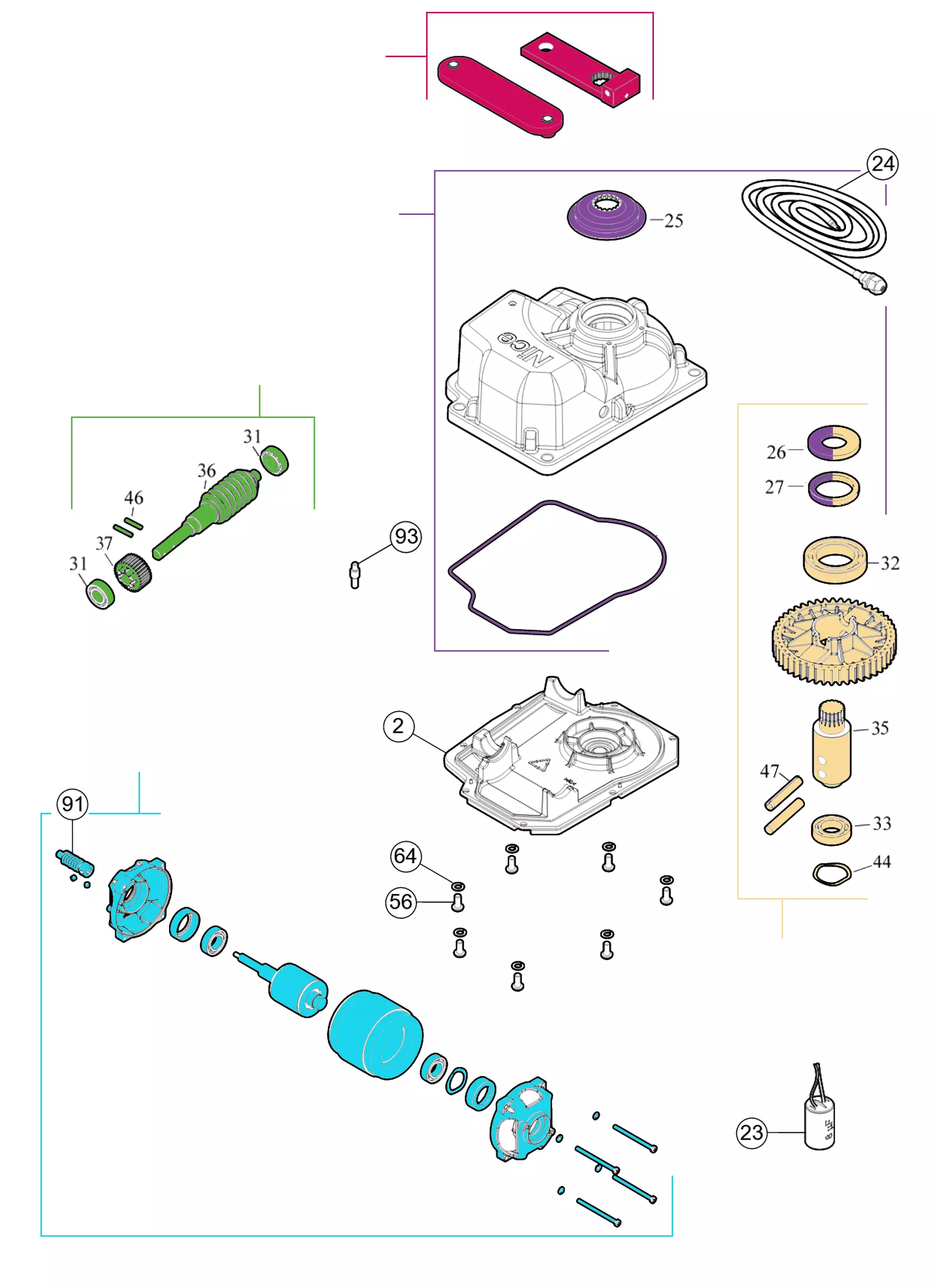 Service parts Nice M-Fab (ME3000R01) 
