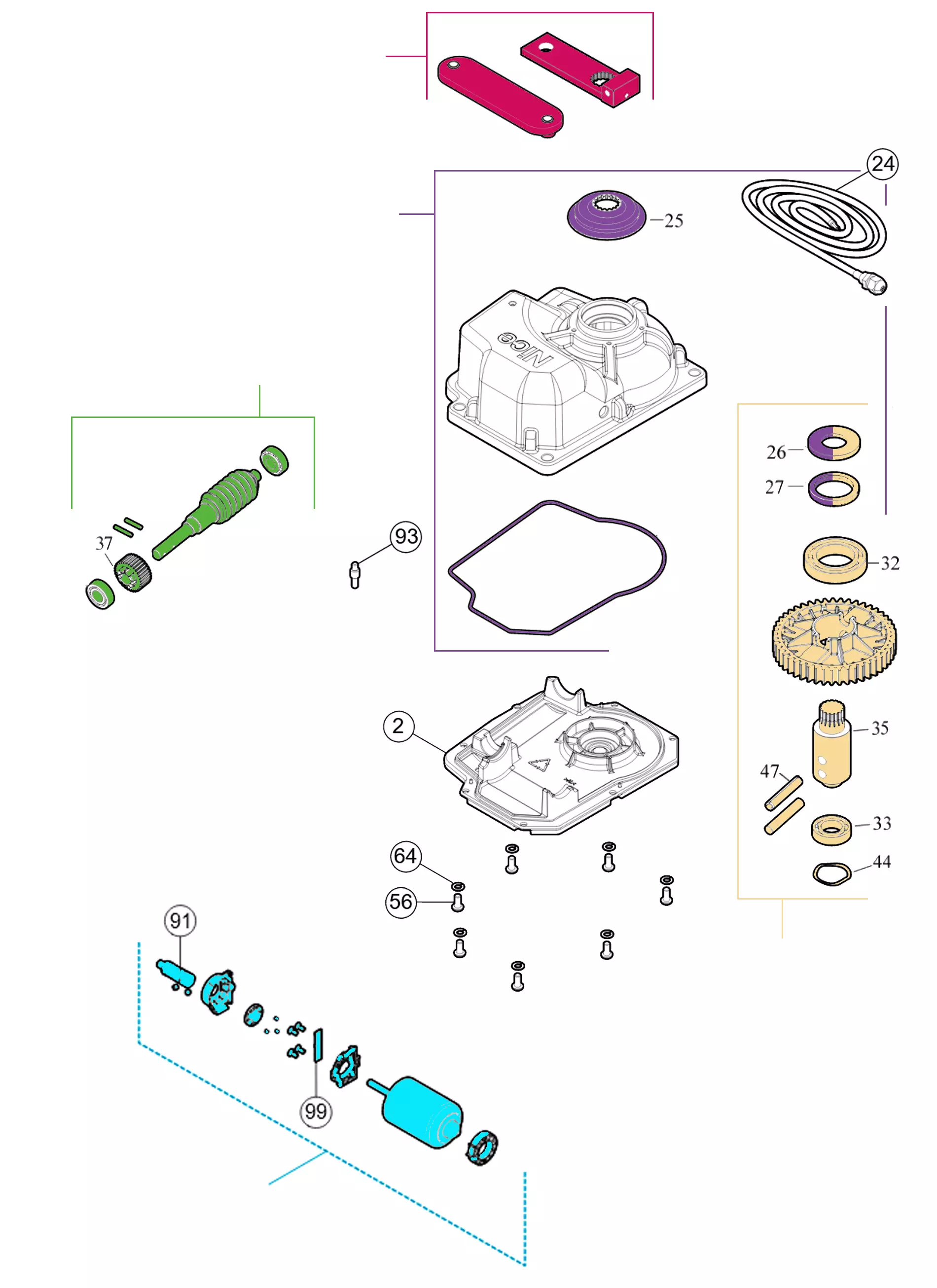 Service parts Nice M-Fab (ME3024HS)