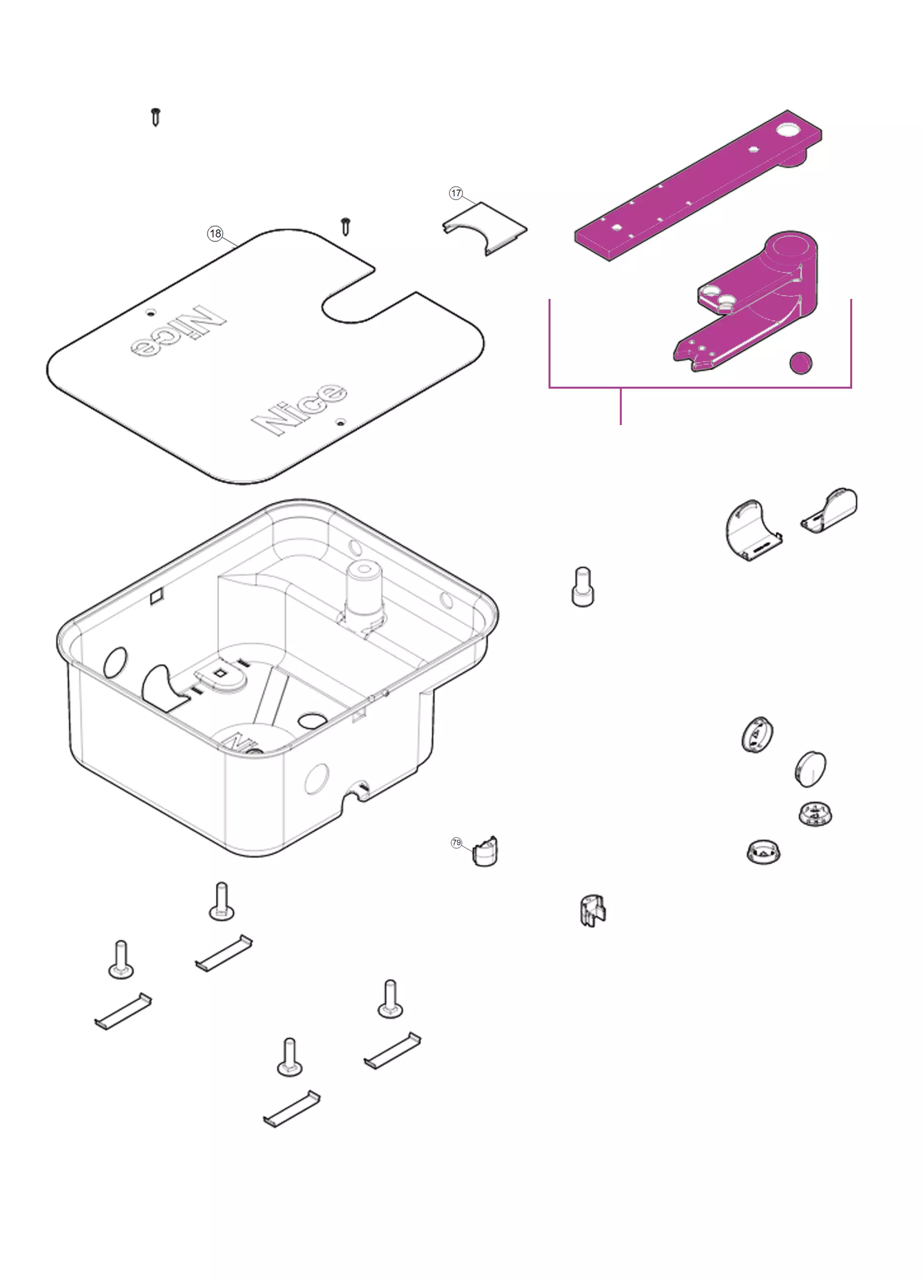 Service parts Nice Mec