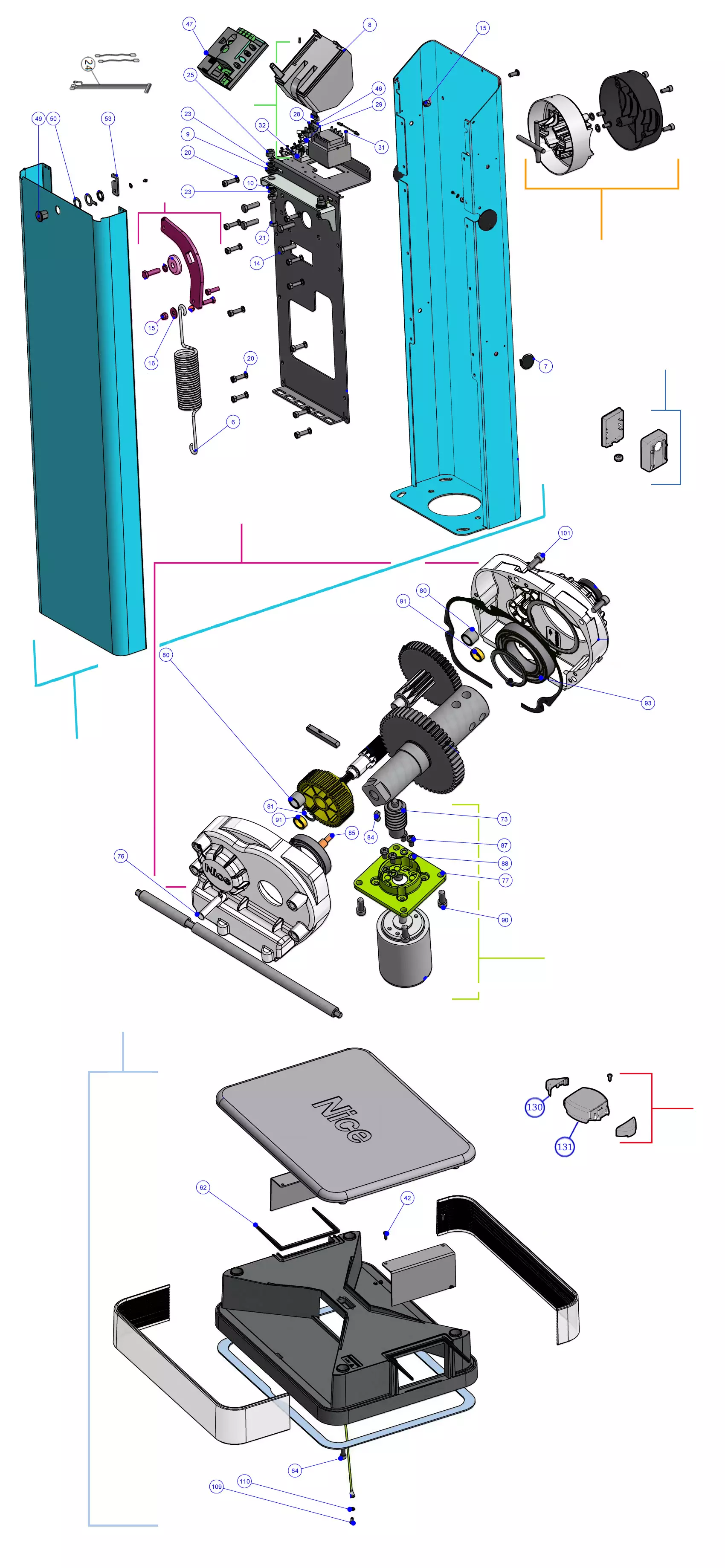 Service parts Nice SBar