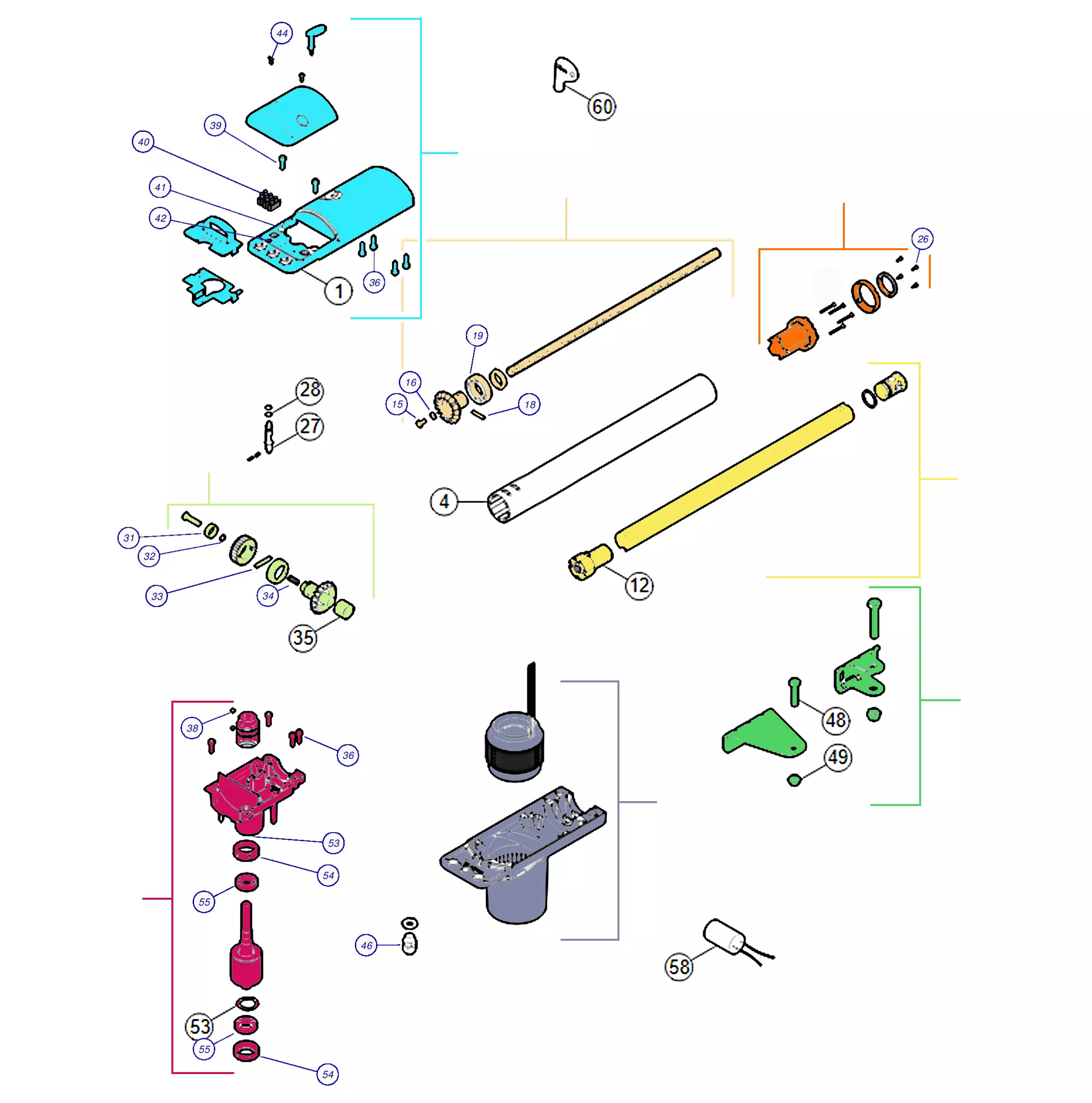 Service parts Nice TOO3000