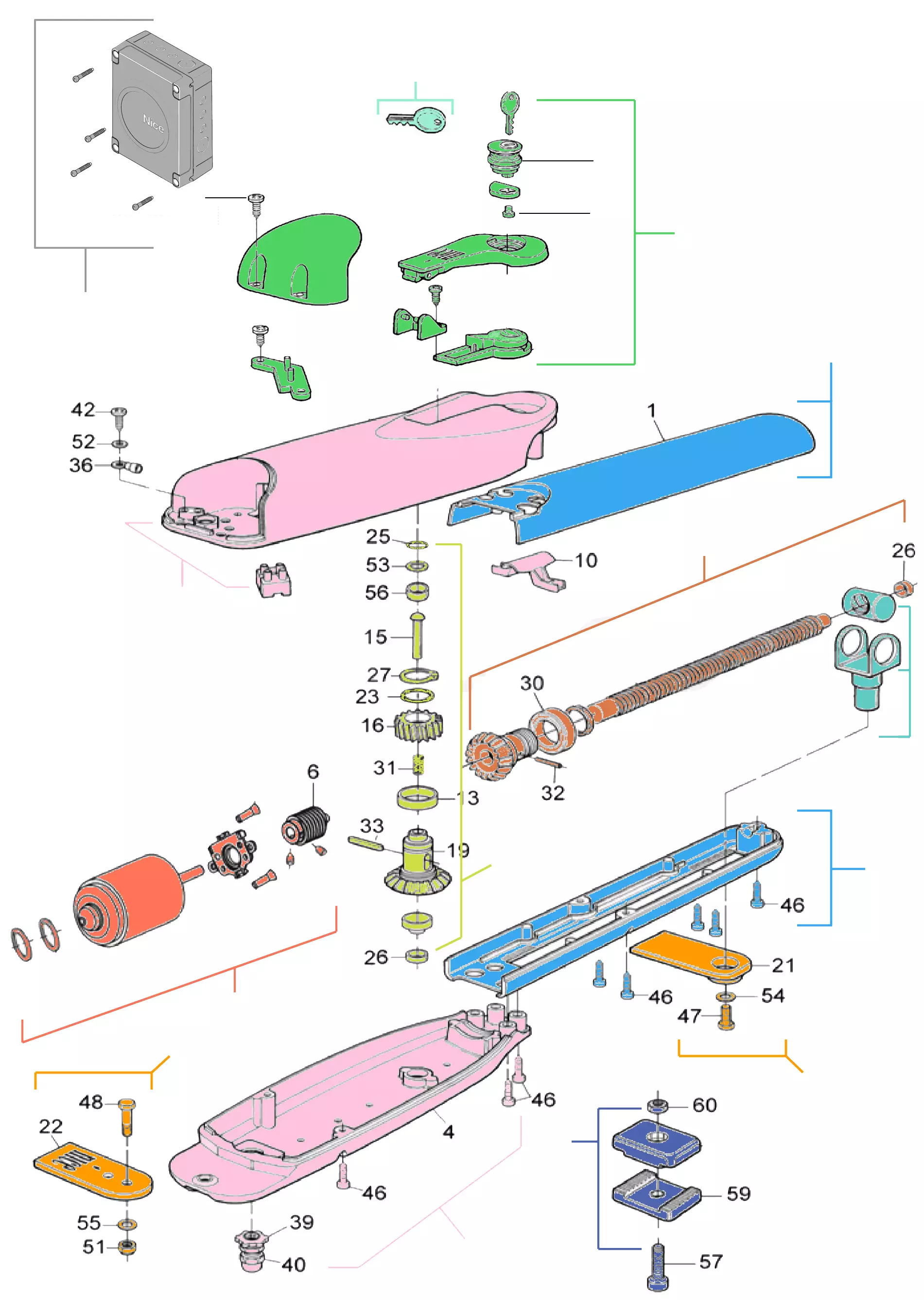 Service parts Nice Wingo 2024 (WINGO4024KCE)