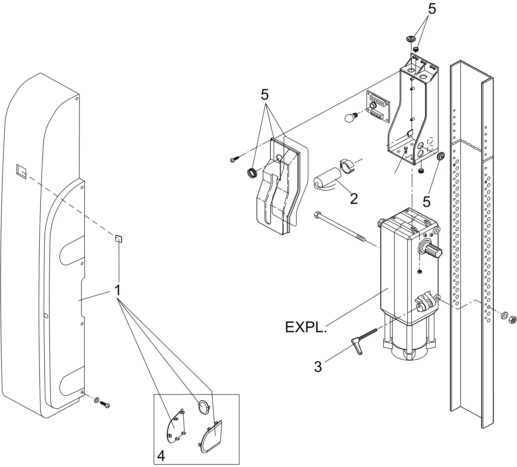Serviceteile, Schema zum Fahren 