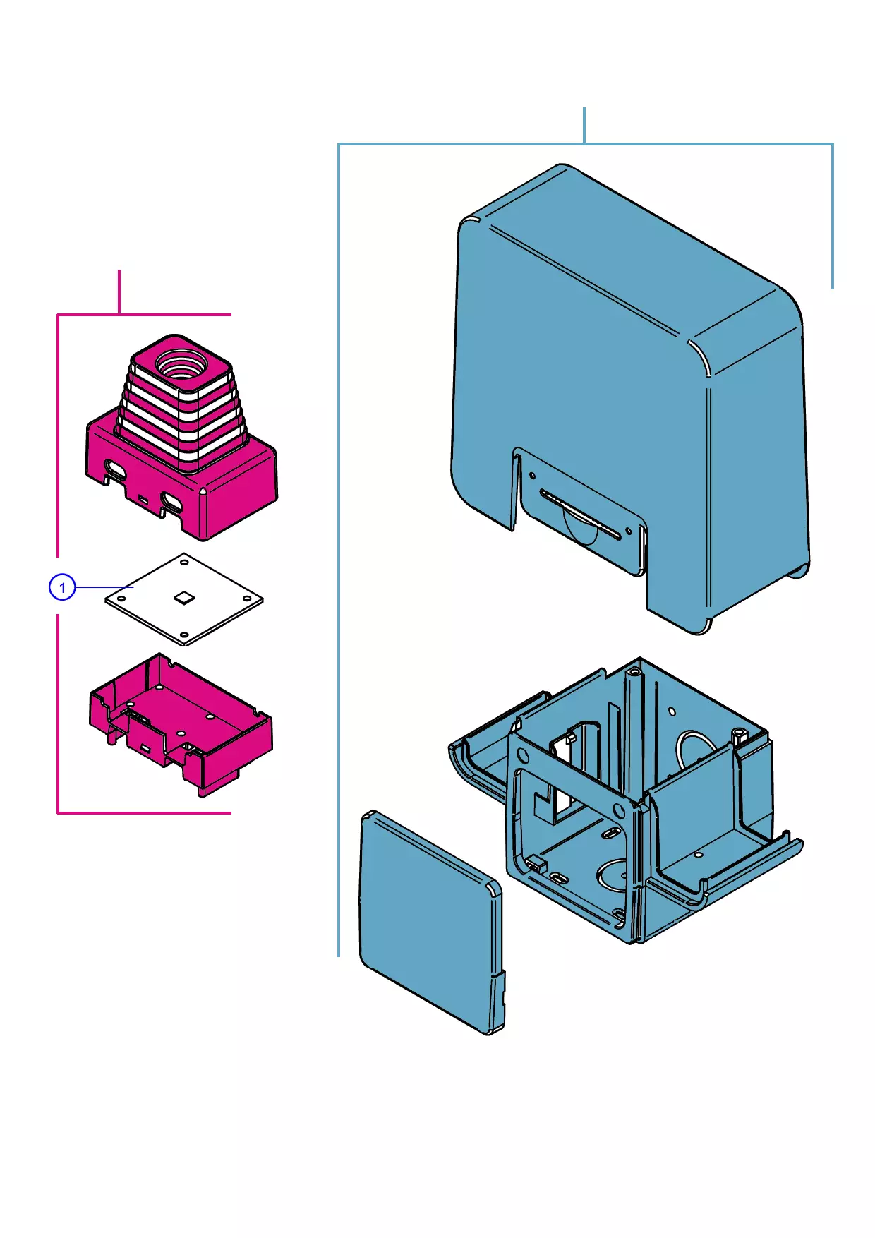 Serviceteile, Schema zum Fahren 