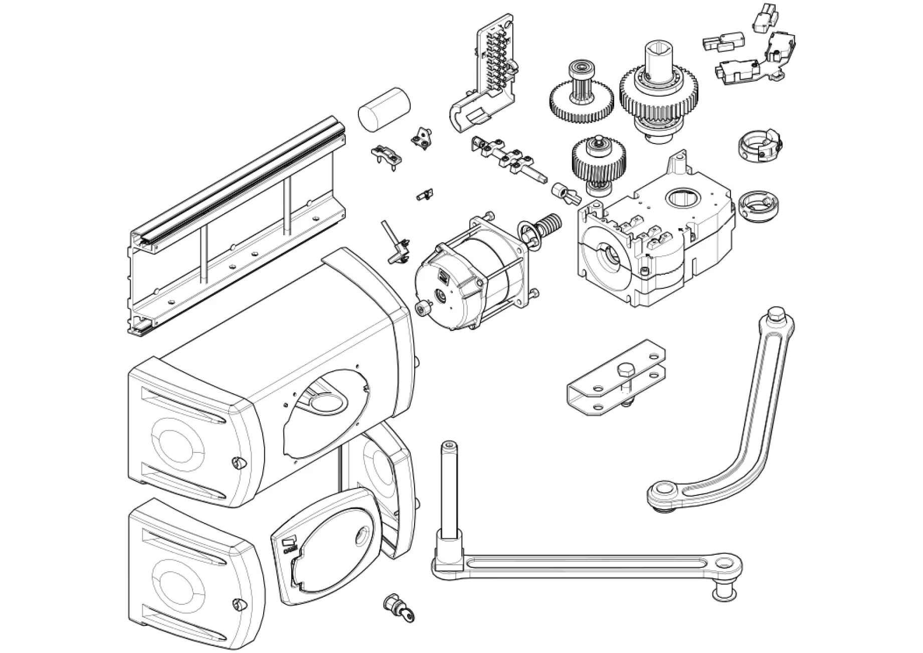 Serviceteile, Schema zum Fahren 