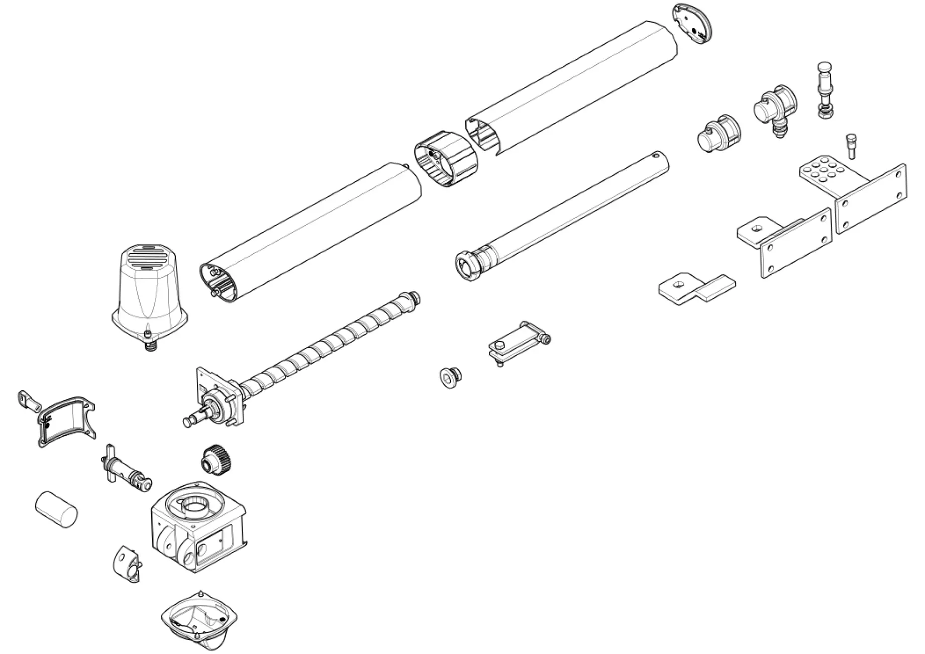 Serviceteile, Schema zum Fahren 