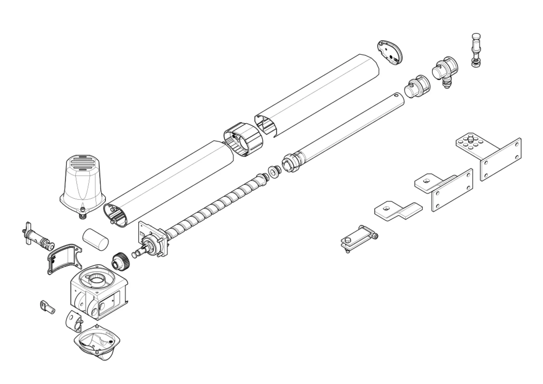 Serviceteile, Schema zum Fahren 