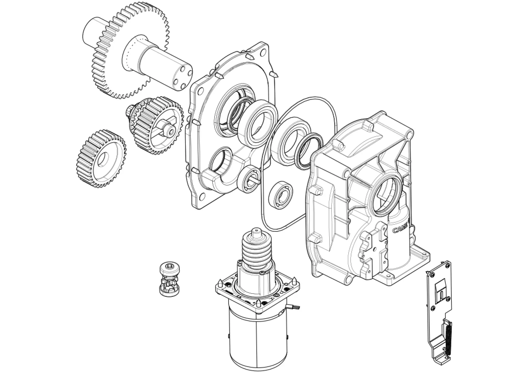Serviceteile, Schema zum Fahren 
