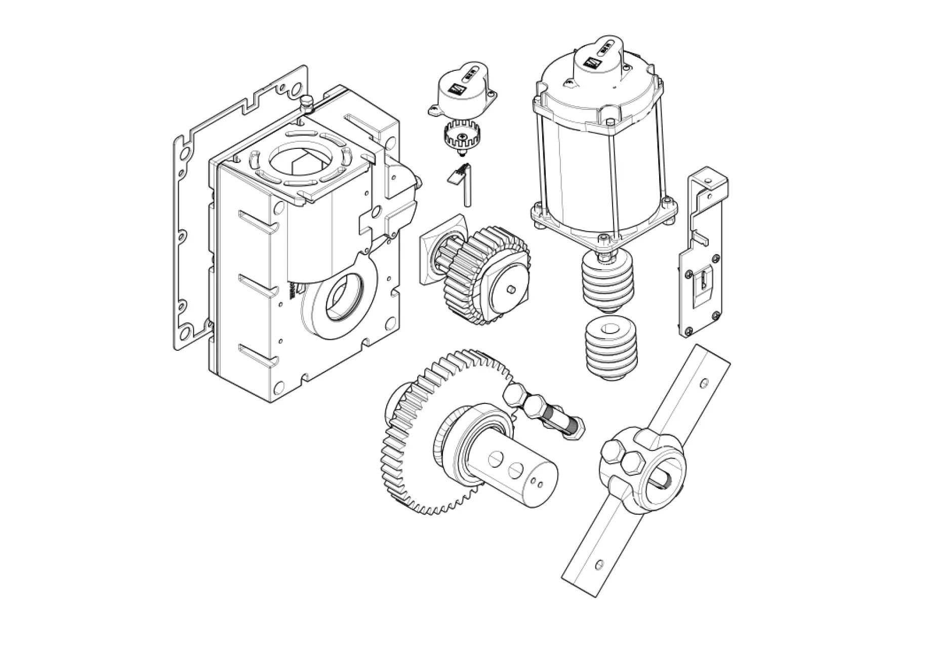 Serviceteile, Schema zum Fahren 