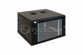 Pulsar RW666 Szafa RACK 19'' 6U 600mm czarna z drzwiami szklanymi, złożona