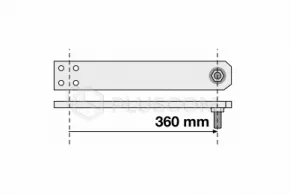 Somfy 9019901 Ramie silnika Axovia MultiPro 360mm
