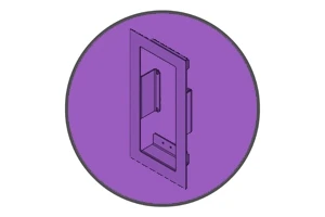 Eléments de montage pour portiers et moniteurs
