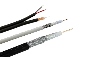Câbles coaxiaux 75 Ohm pour CCTV
