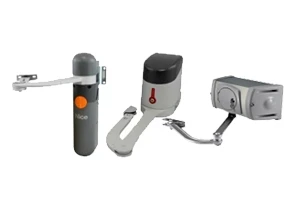 Surface mounted with folding arm