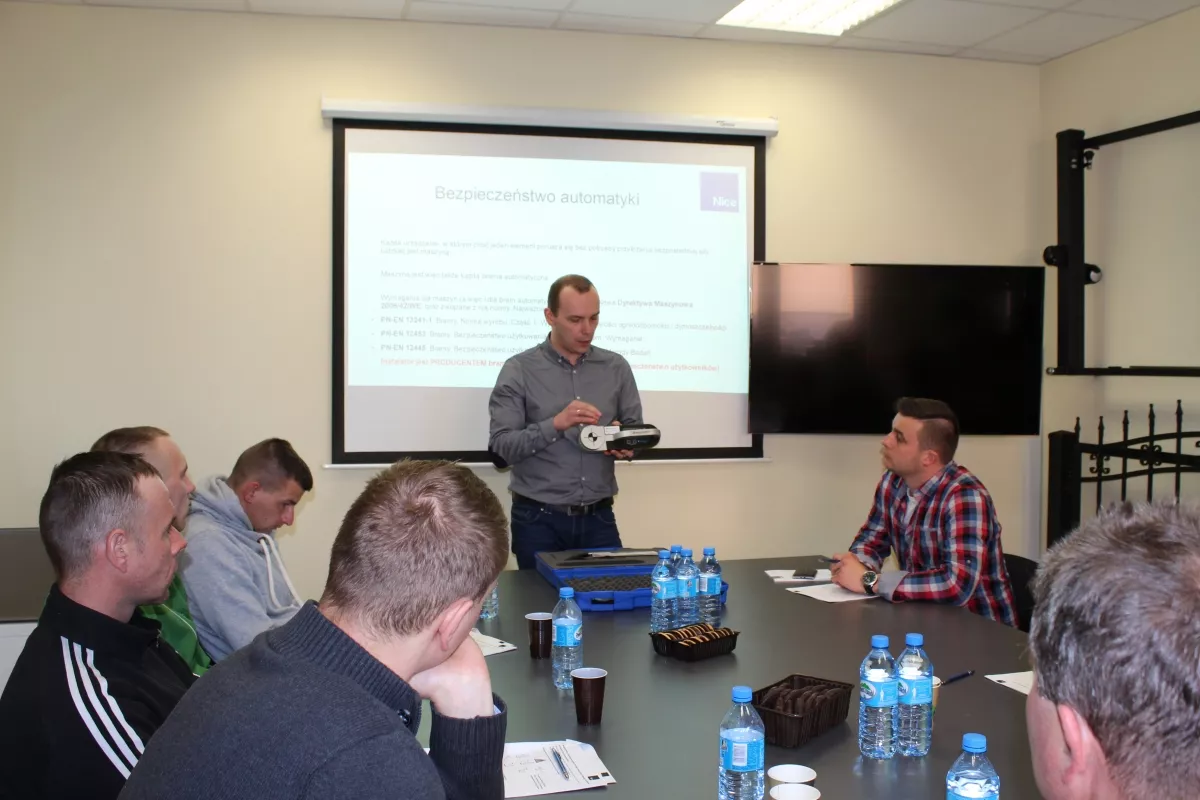 24.03.2016 Szkolenie licencyjne zaawansowane-Automatyka do bram Nice