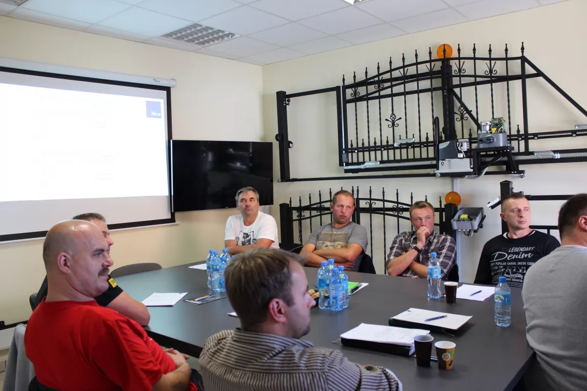 27.09.2016 Szkolenie licencyjne zaawansowane-Automatyka do bram Nice
