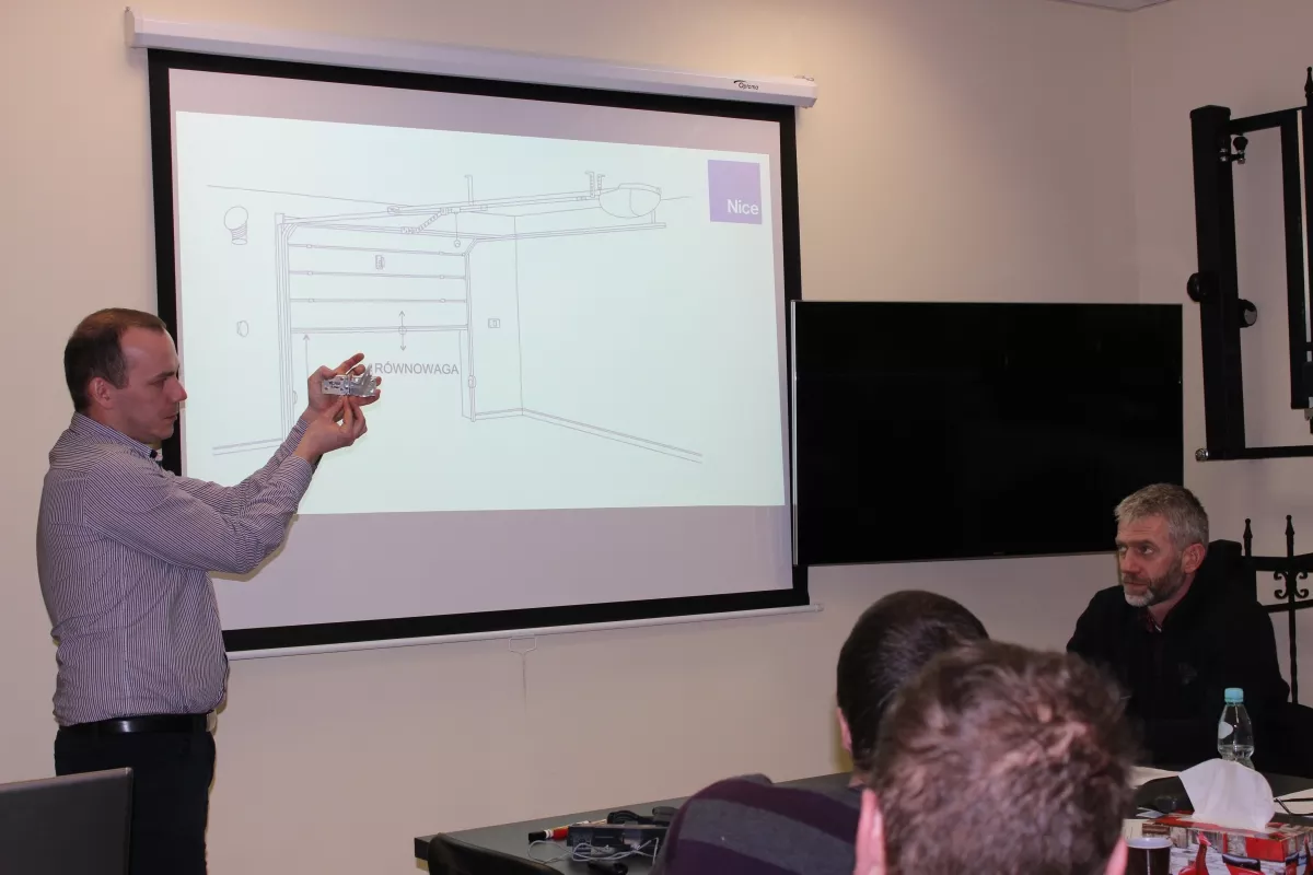 14.01.2016 - 15.01.2016 Szkolenie licencyjne podstawowe- Automatyka do bram Nice